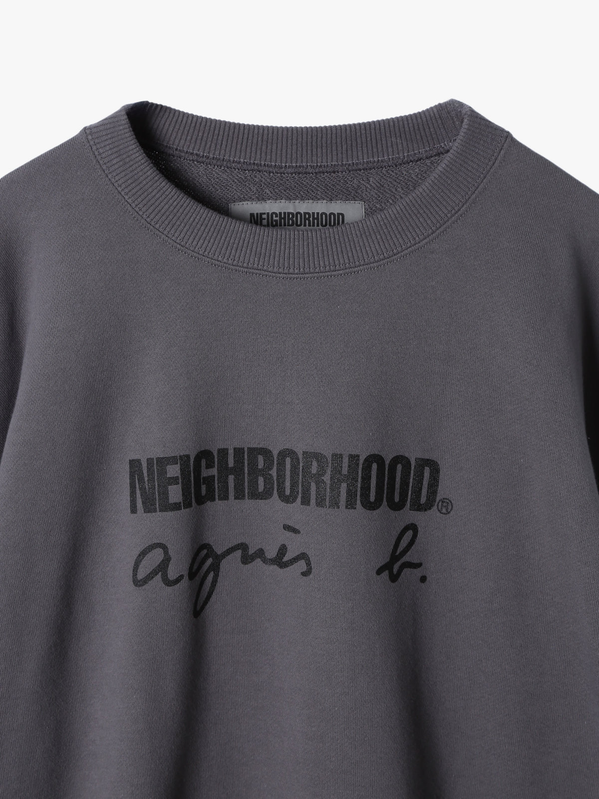 HOMME メンズ agnes b. x NH スウェットシャツ グレー