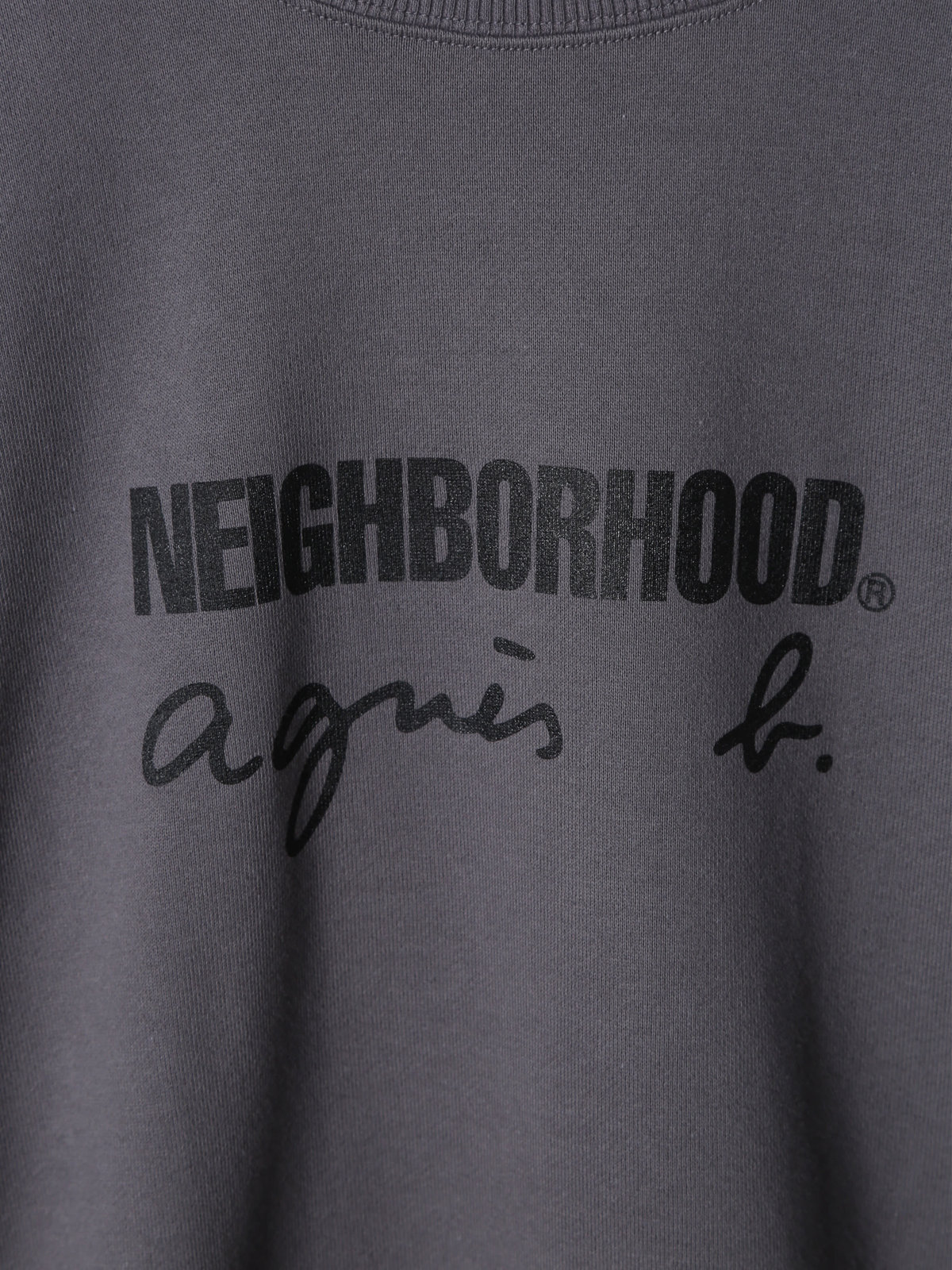 HOMME メンズ agnes b. x NH スウェットシャツ グレー