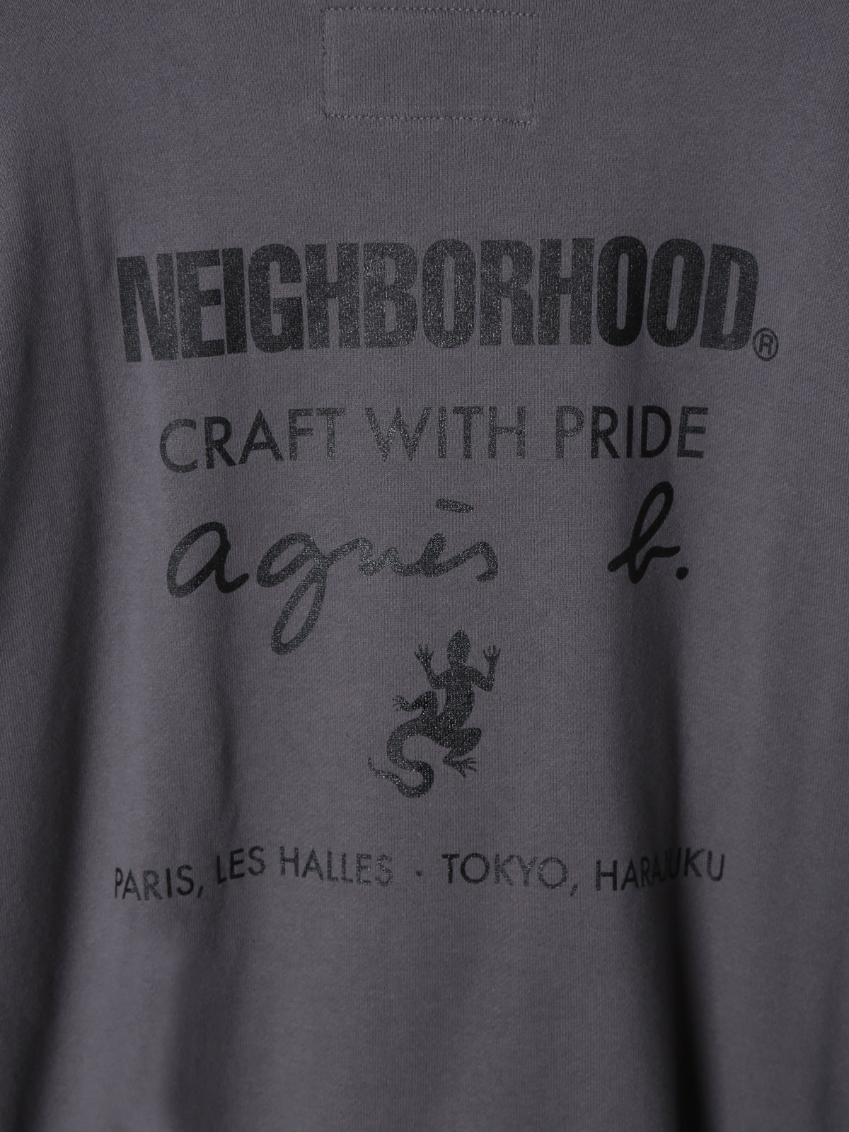 HOMME メンズ agnes b. x NH スウェットシャツ グレー