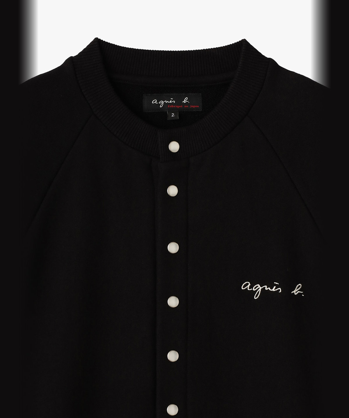 HOMME メンズ メンズ ロゴ 刺繍 コットン ブルゾン "Senga" ブラック