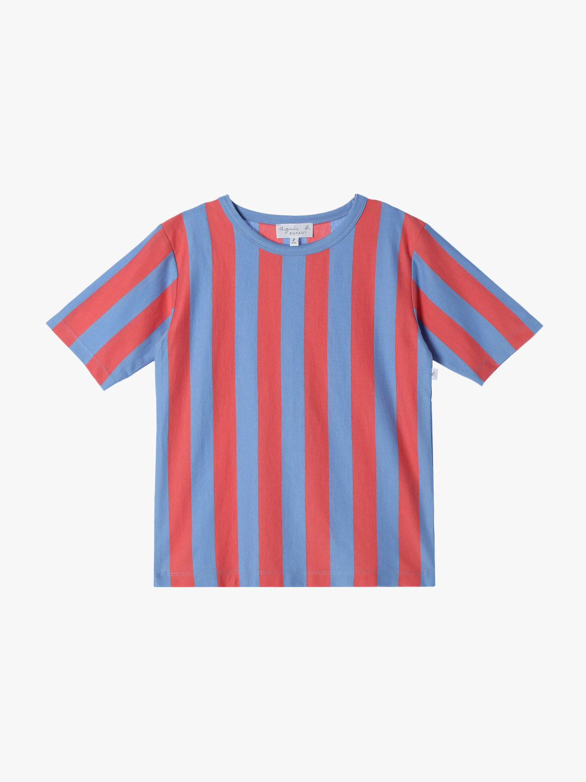 ENFANT ユニセックス JGP9 E GRAND TS キッズ グランTシャツ ピンク×ライトブルー