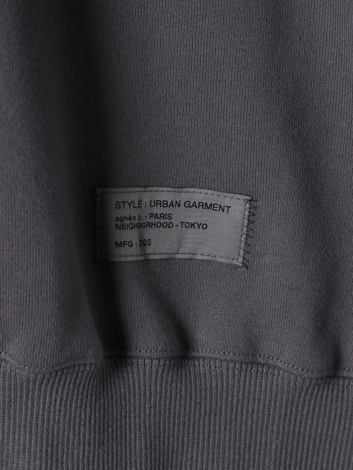 HOMME メンズ agnes b. x NH スウェットシャツ グレー