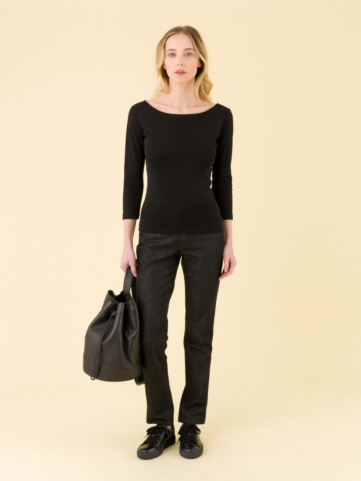 FEMME ウィメンズ JG13 TS コットンカットソー ブラック