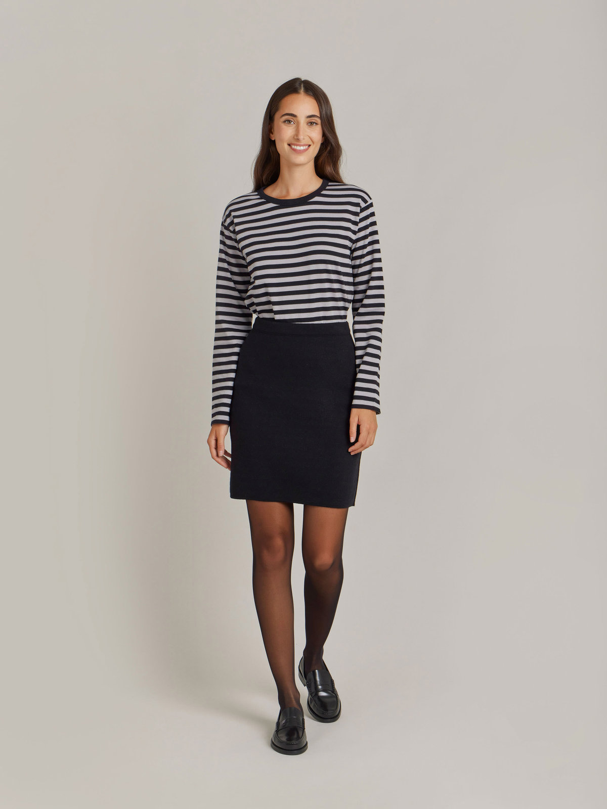 FEMME ウィメンズ 【Outlet】LF54 JUPE リバーシブルスカート グレー