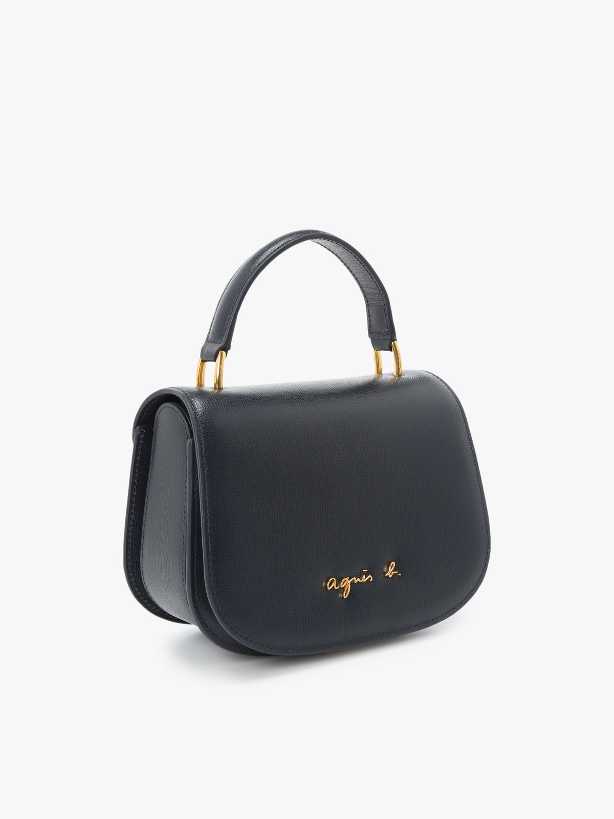 VOYAGE ウィメンズ バッグ＆ウォレット 【by R 限定品】agnes b. レザー 2way ショルダーバッグ "City" ZAS02-01 ネイビー