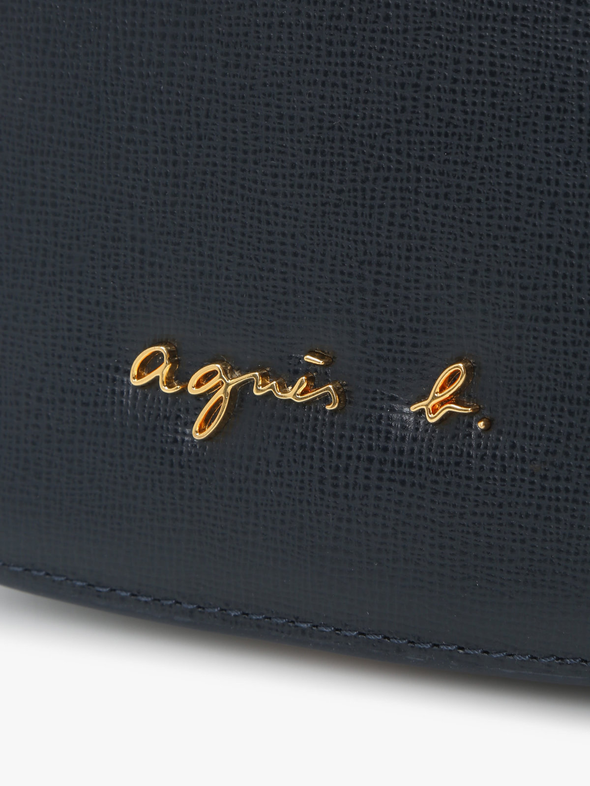 VOYAGE ウィメンズ バッグ＆ウォレット 【by R 限定品】agnes b. レザー 2way ショルダーバッグ "City" ZAS02-01 ネイビー