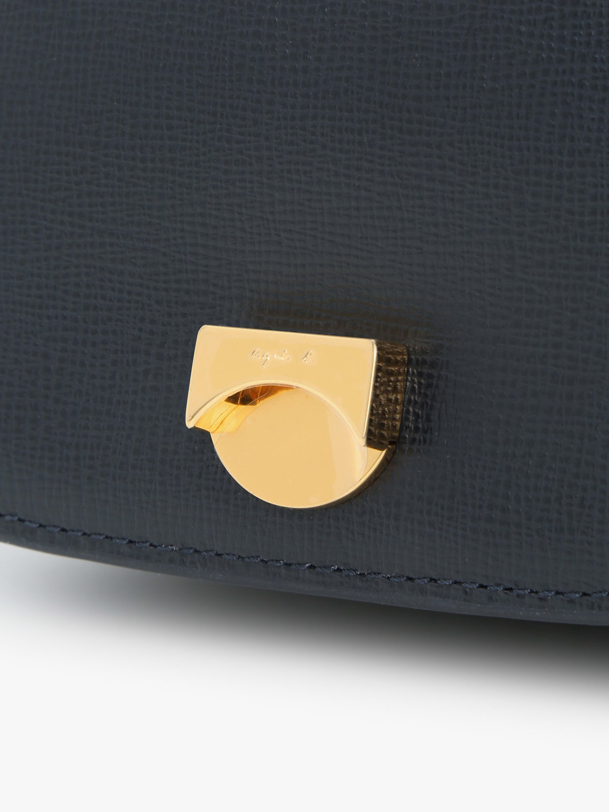 VOYAGE ウィメンズ バッグ＆ウォレット 【by R 限定品】agnes b. レザー 2way ショルダーバッグ "City" ZAS02-01 ネイビー