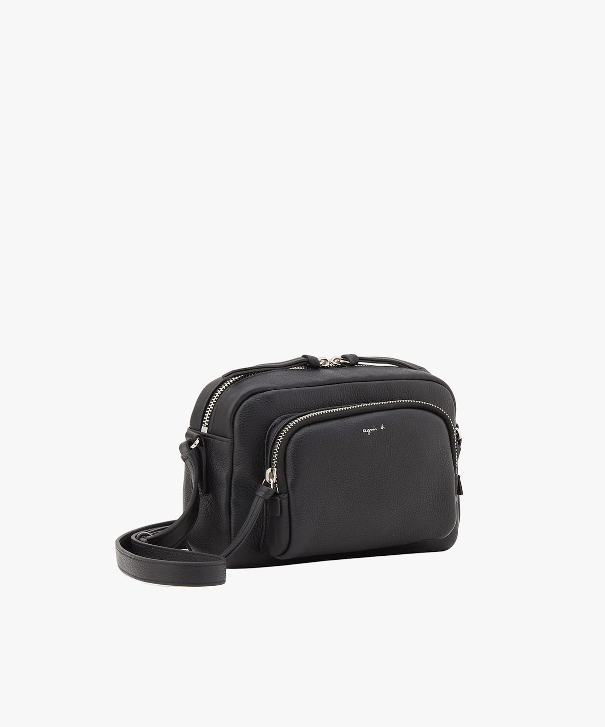 VOYAGE ウィメンズ バッグ＆ウォレット レザー ミディアム ショルダーバッグ "Angele" ABS04-02 ブラック