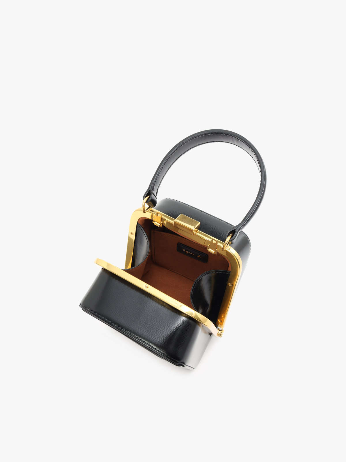 VOYAGE ウィメンズ バッグ＆ウォレット  カーフレザー 2way  ミニ ショルダー  ZAS08-01 ブラック