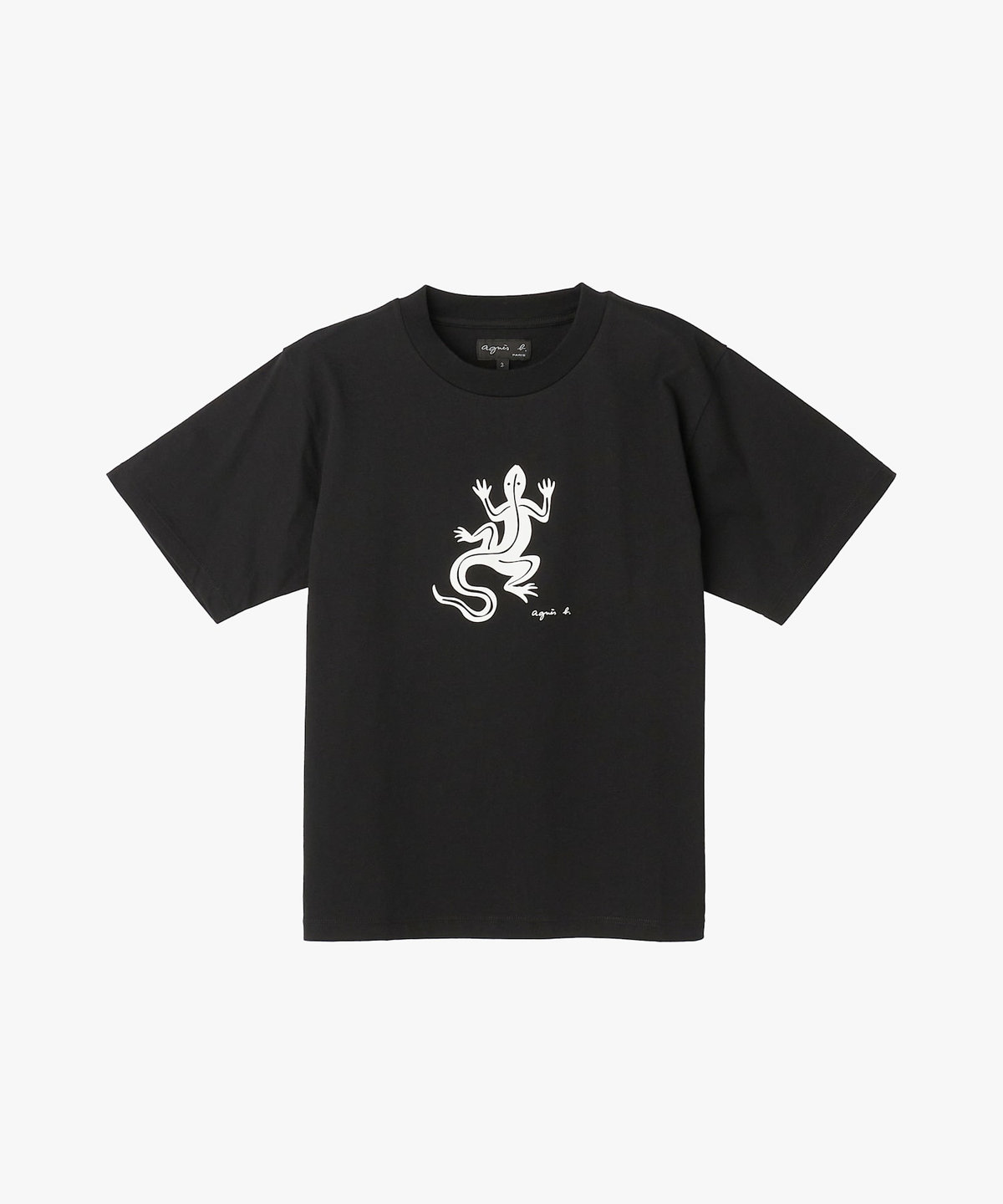 FEMME ウィメンズ アイコニック コットン 半袖 Tシャツ "Lezard" ブラック