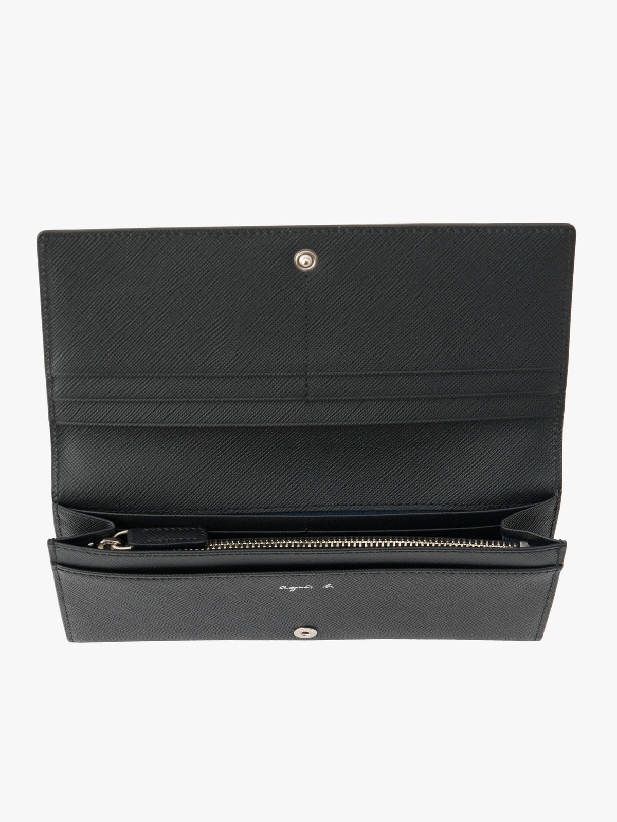 VOYAGE メンズ バッグ＆ウォレット レザーロングウォレット"Simon" MH18-02 ブラック