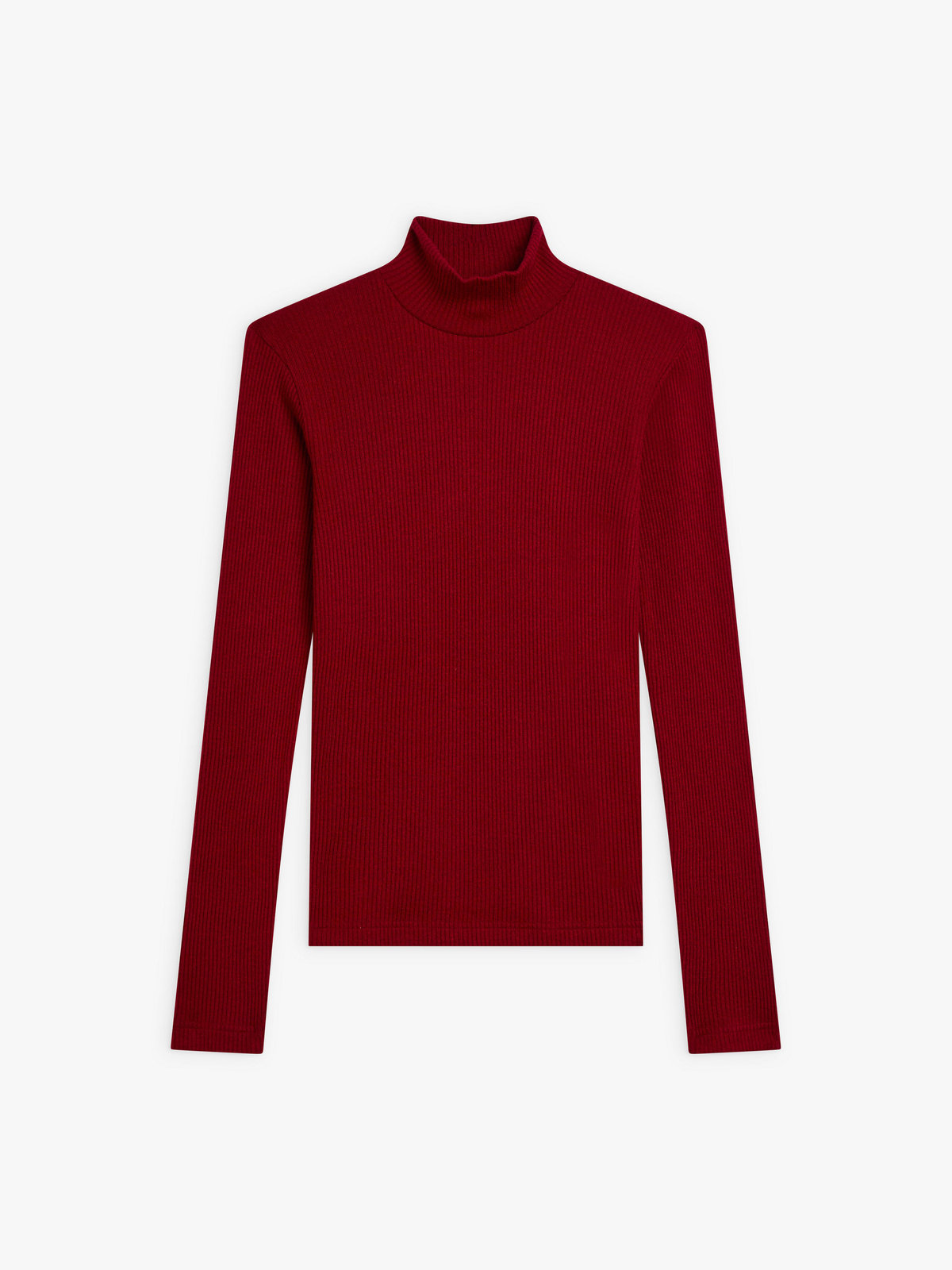 FEMME ウィメンズ 【Outlet】ハイネック 長袖 Tシャツ "Vian" ボルドー