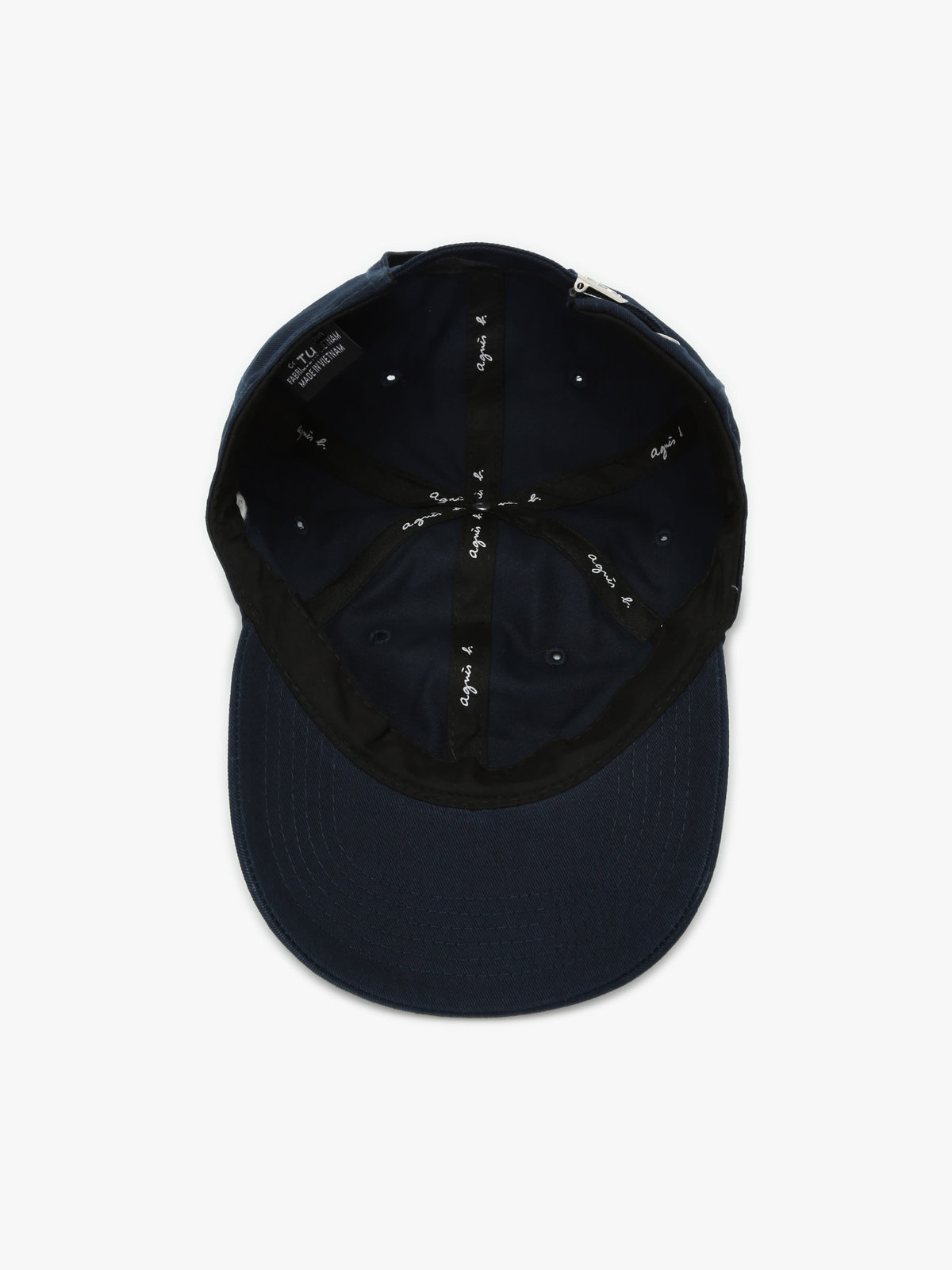 FEMME ウィメンズ ”b.”ロゴ コットン キャップ ネイビー