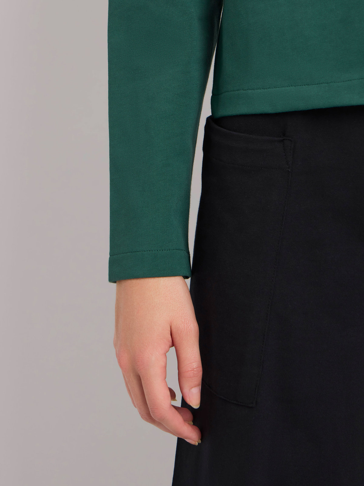 FEMME ウィメンズ コットン 長袖 カーディガン ”Zip” グリーン系その他