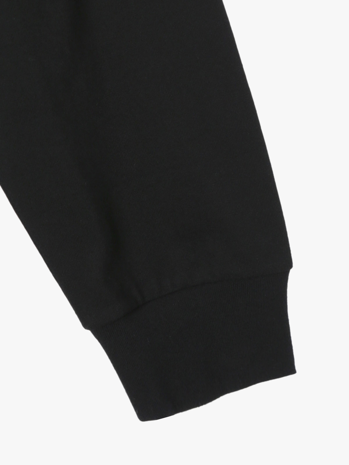 HOMME メンズ agnes b. x NH クルーネック 長袖 Tシャツ ブラック