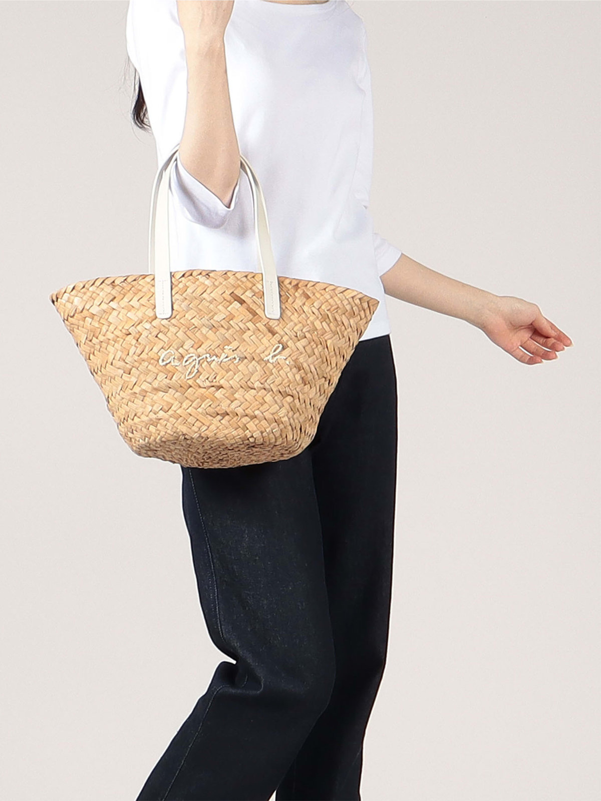 VOYAGE ウィメンズ バッグ＆ウォレット EC限定かごバッグ QAX01-01 ホワイト