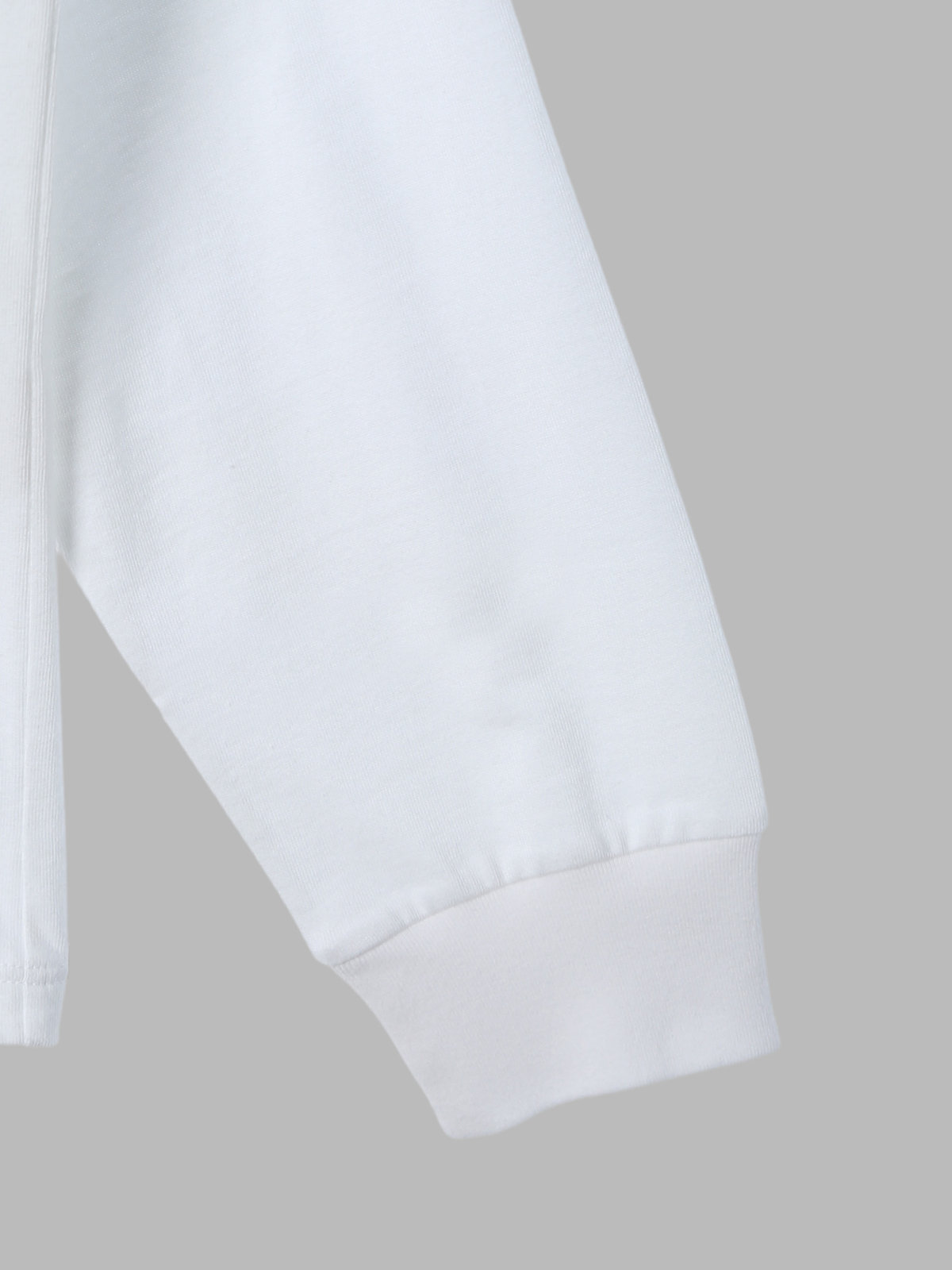 HOMME メンズ agnes b. x NH クルーネック 長袖 Tシャツ ホワイト