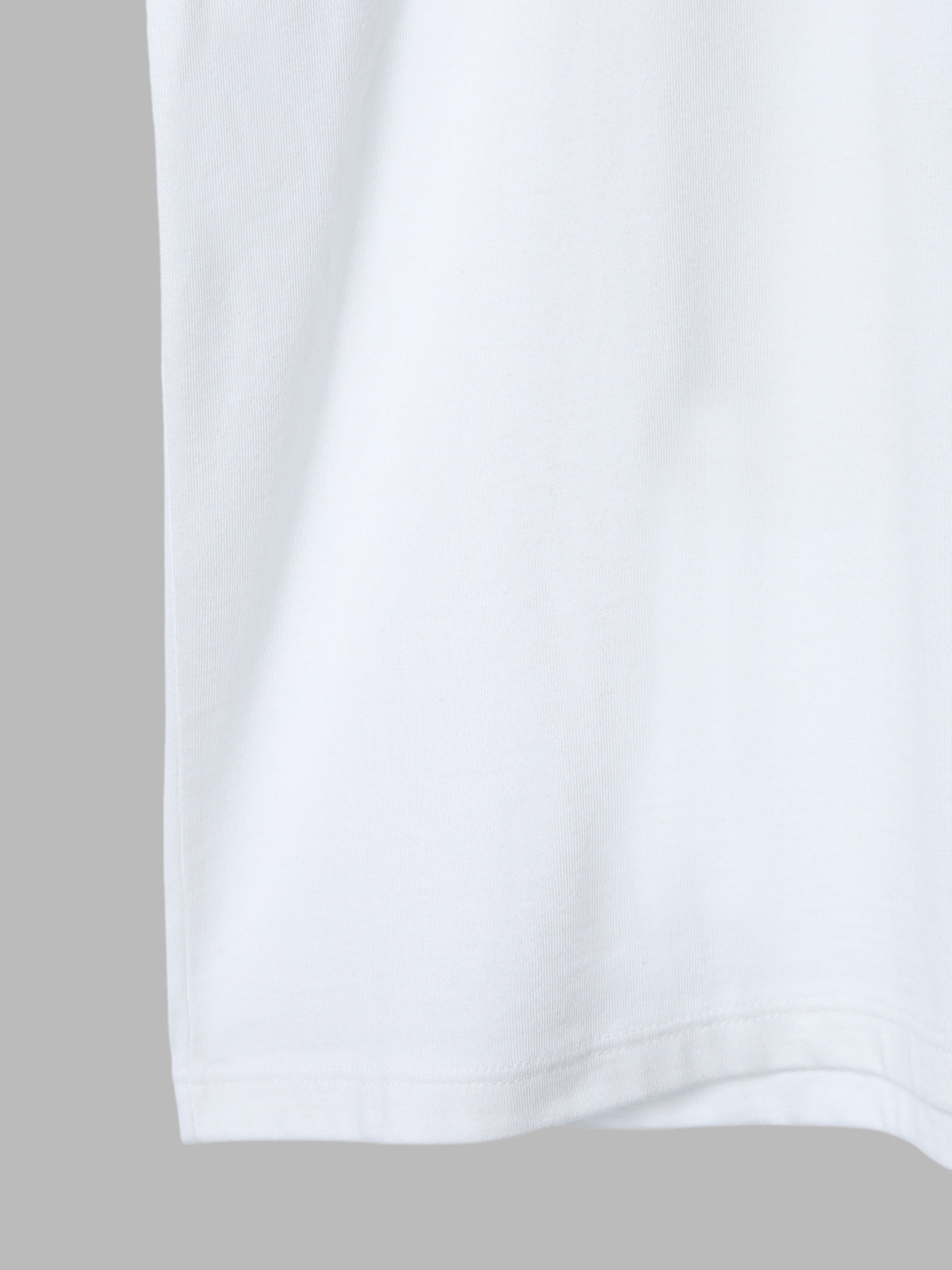 HOMME メンズ agnes b. x NH クルーネック 長袖 Tシャツ ホワイト