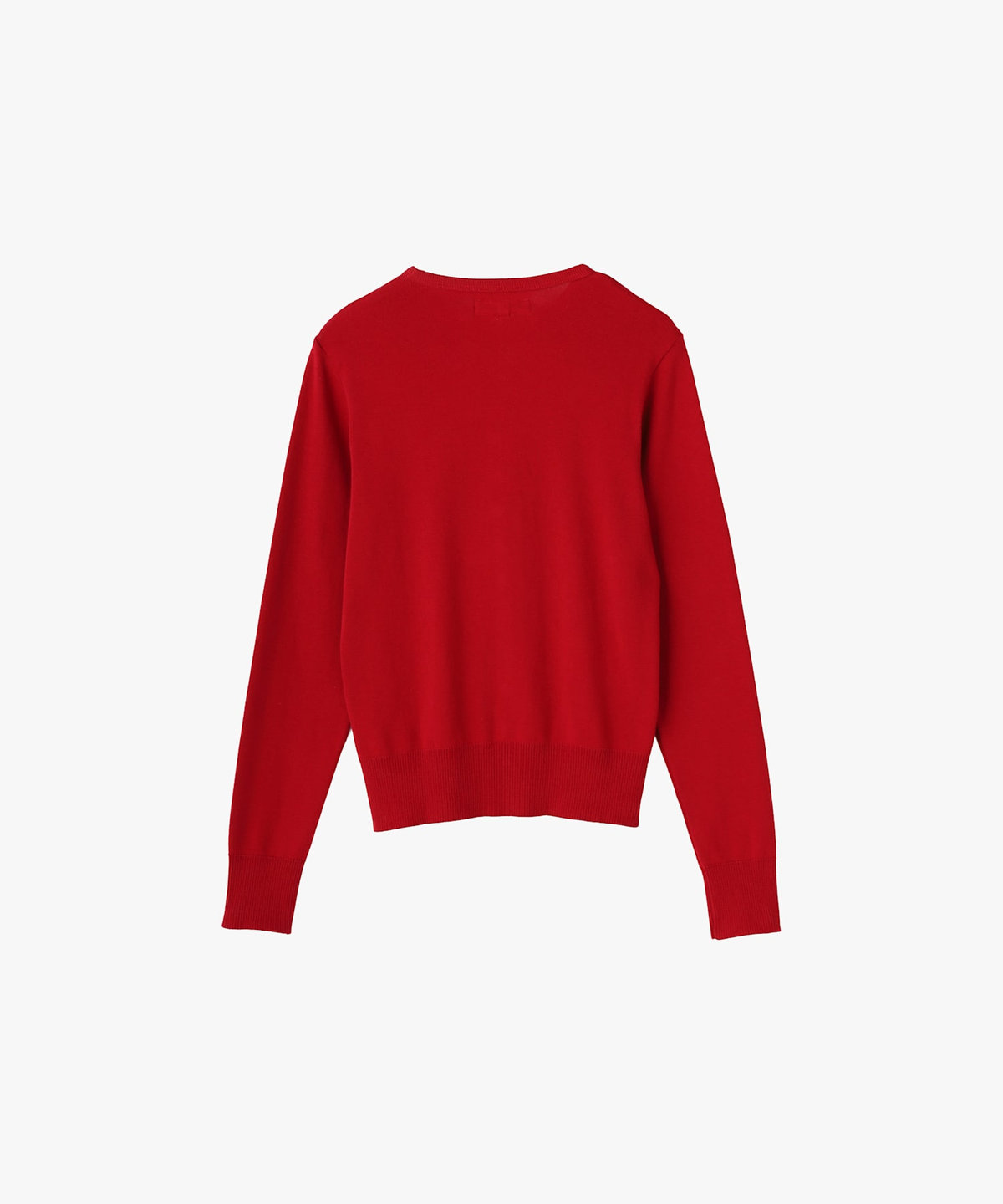 FEMME ウィメンズ コットン 長袖 カーディガンプレッション "Swing Nacre" レッド