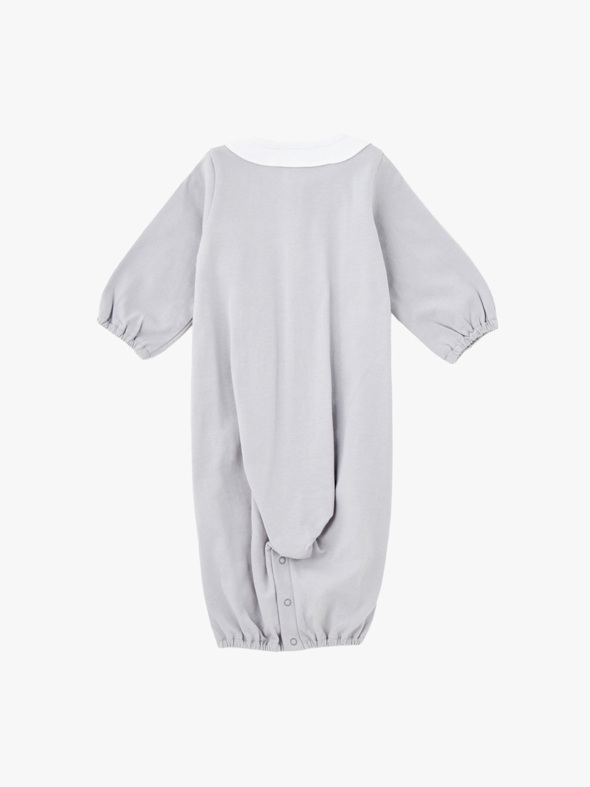 ENFANT ベビー ベビー トロンプルイユ コットン 長袖 2wayオール グレー