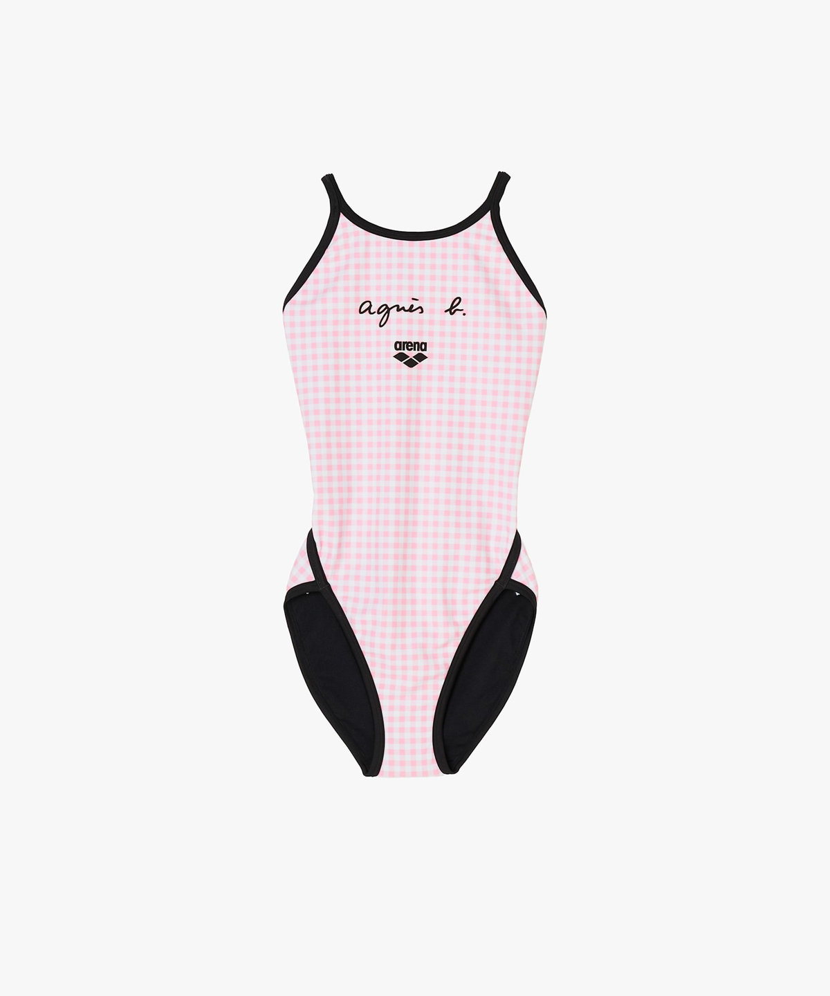 FEMME ウィメンズ agnes b. x arena タフスーツ トレーニングワンピース 水着 ピンク系その他