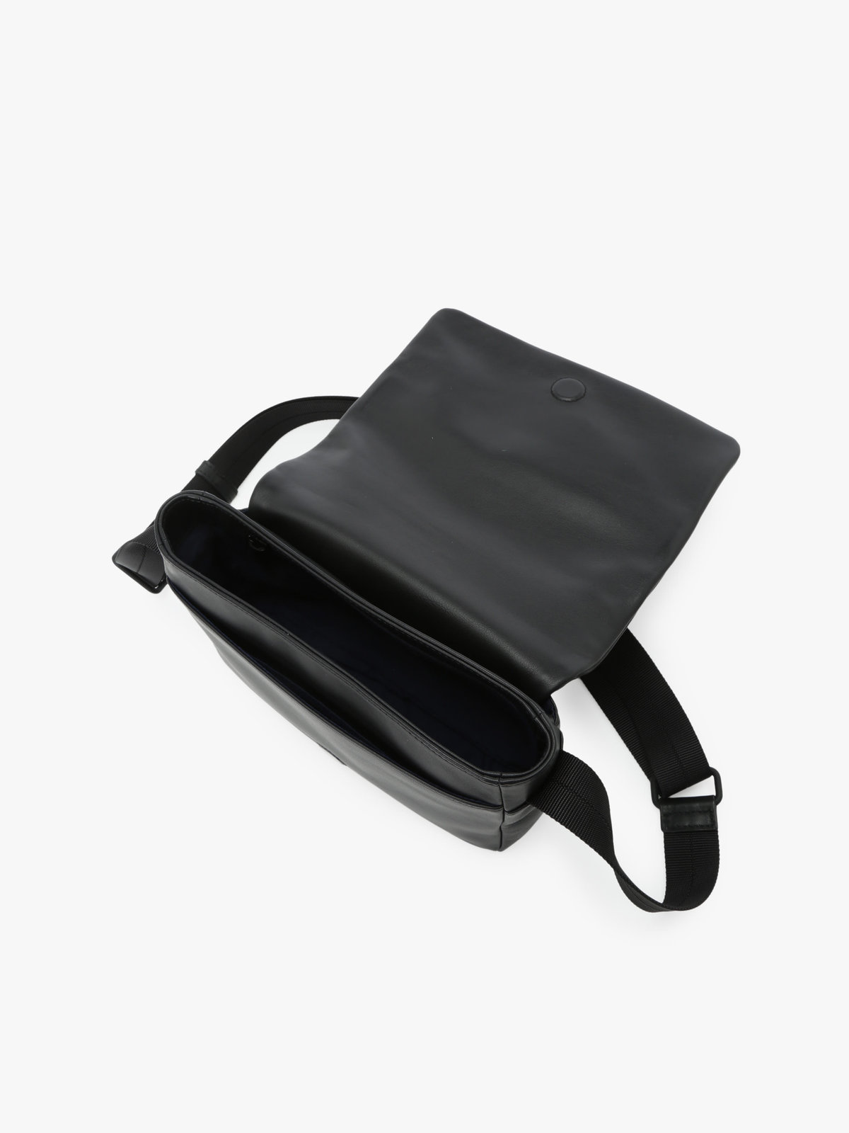 VOYAGE メンズ バッグ＆ウォレット レザー ショルダーバッグ ”Trip” ABH01-01 ブラック