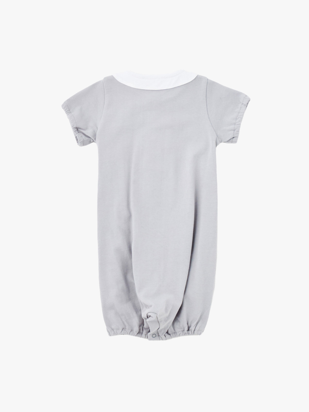 ENFANT ベビー ベビー トロンプルイユ 半袖2wayオール グレー