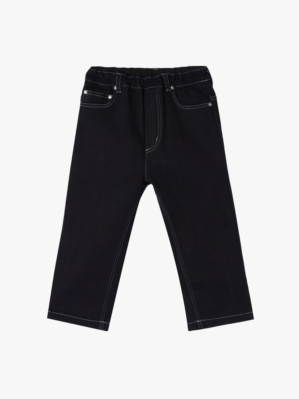 ENFANT ベビー ベビー デニムパンツ ネイビー