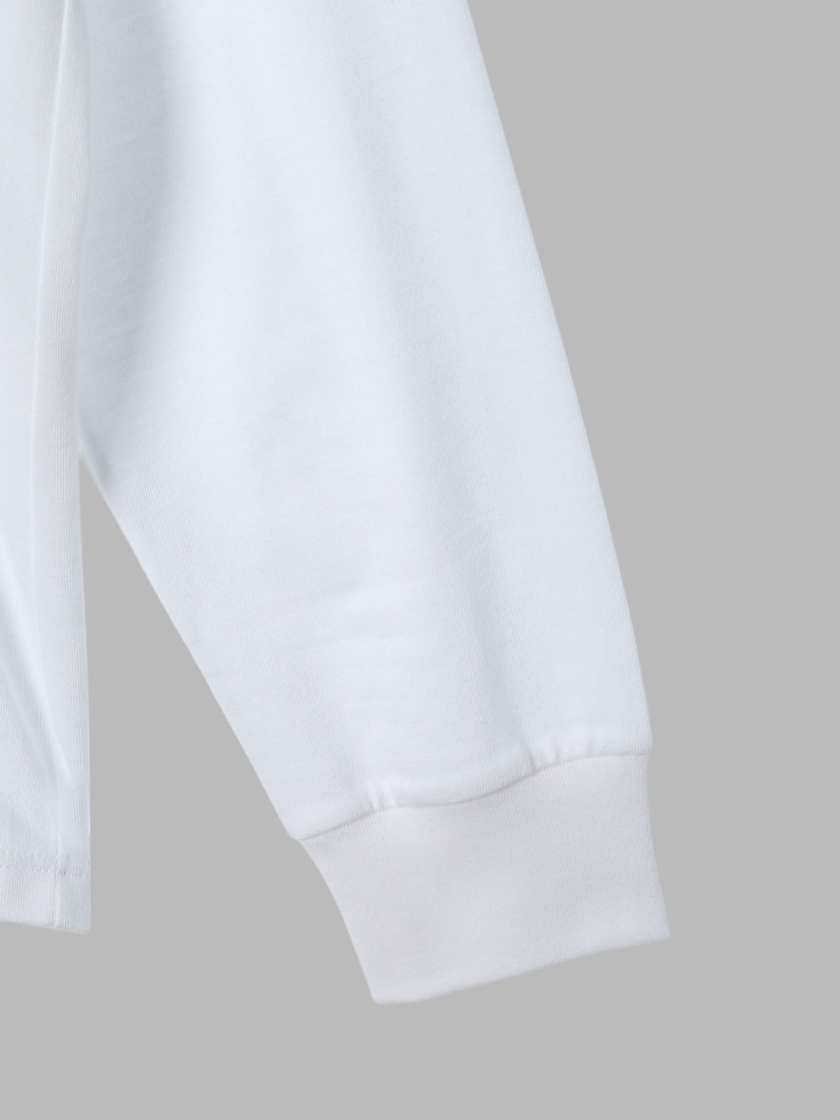 HOMME メンズ agnes b. x NH クルーネック 長袖 Tシャツ ホワイト