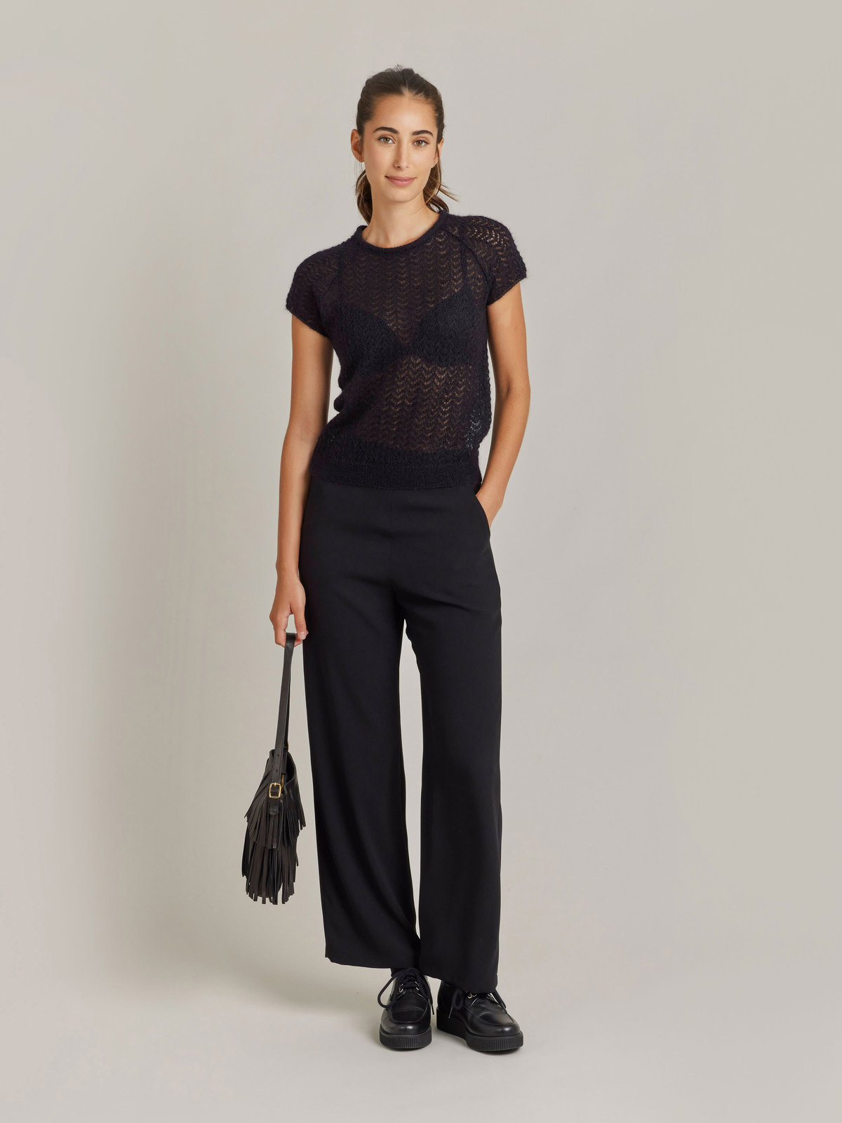 FEMME ウィメンズ 【Outlet】LF19 PULLOVER プルオーバー ブラック