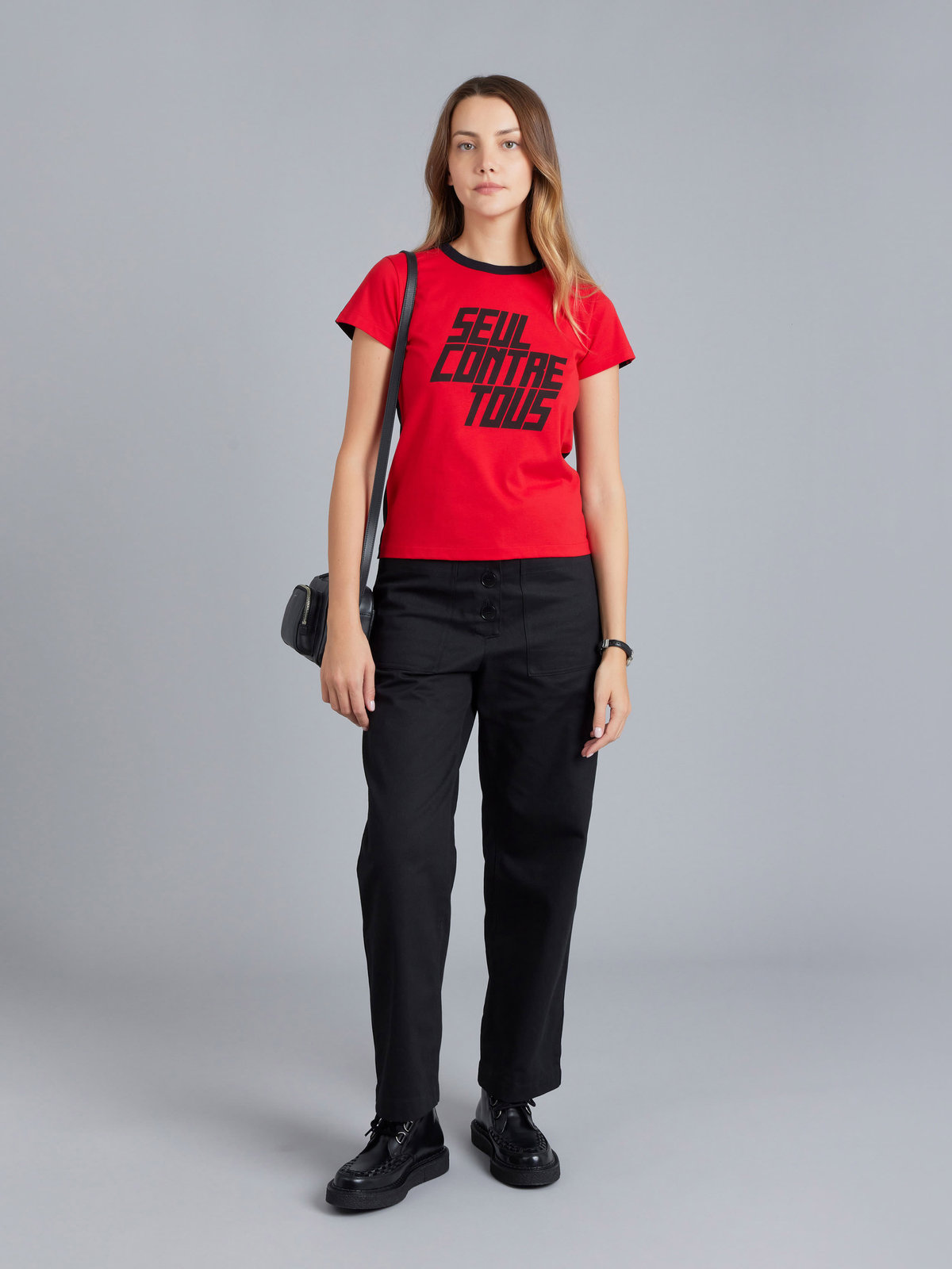 FEMME ウィメンズ S823 TS BRANDO Tシャツ レッド