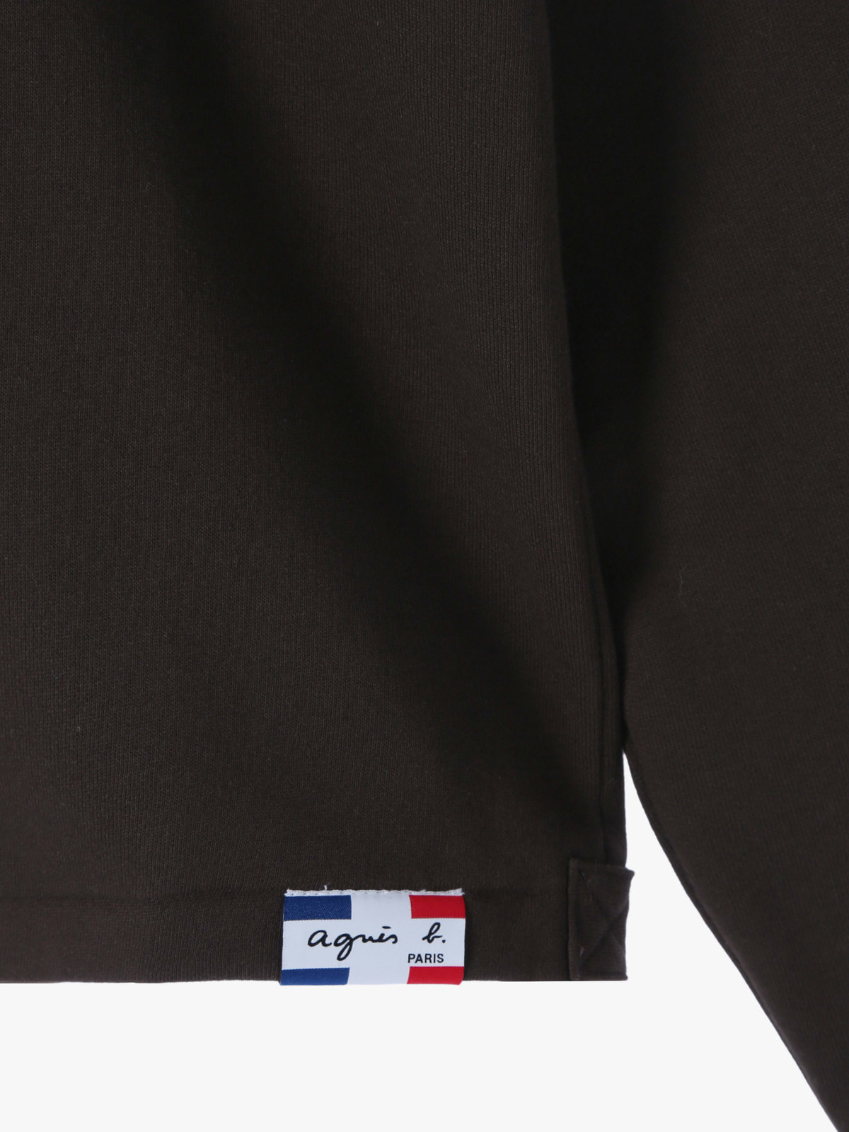 FEMME ウィメンズ オーガニックコットン メルトン 長袖 カーディガンプレッション ”Le Classique” ベージュ