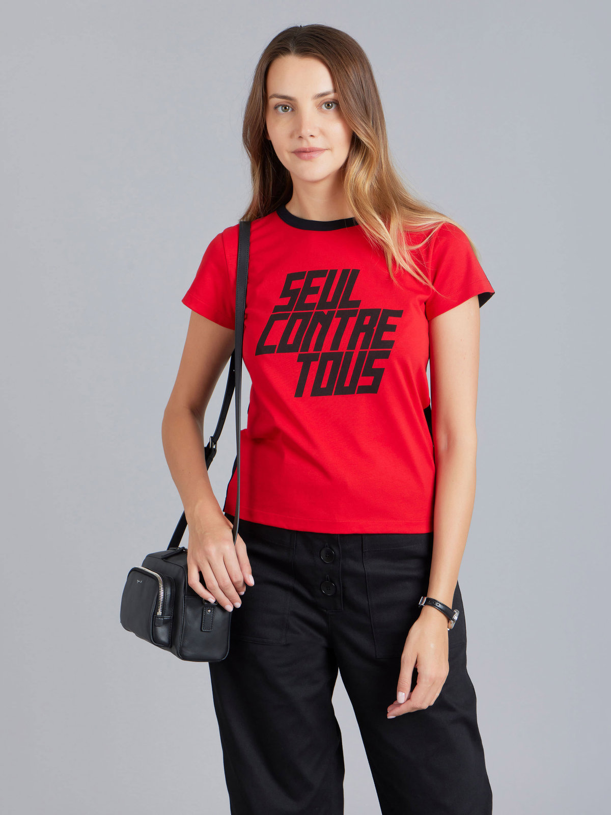 FEMME ウィメンズ S823 TS BRANDO Tシャツ レッド