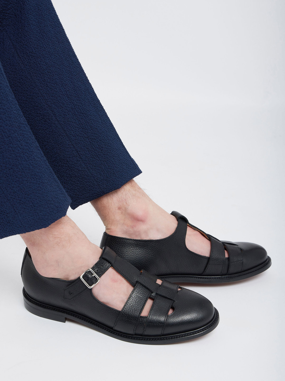 HOMME メンズ CU17 SANDALES サンダル ブラック