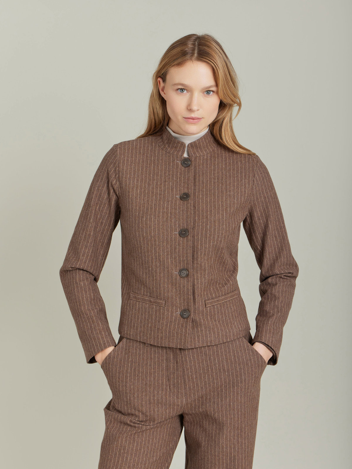 FEMME ウィメンズ 【Outlet】JIZ8 VESTE ジャケット ブラウン系その他