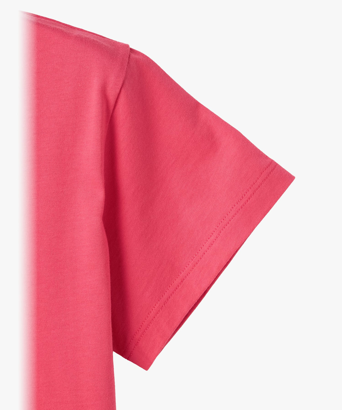 FEMME ウィメンズ アイコニック プリント コットン 半袖 Tシャツ "Point d'ironie" ピンク