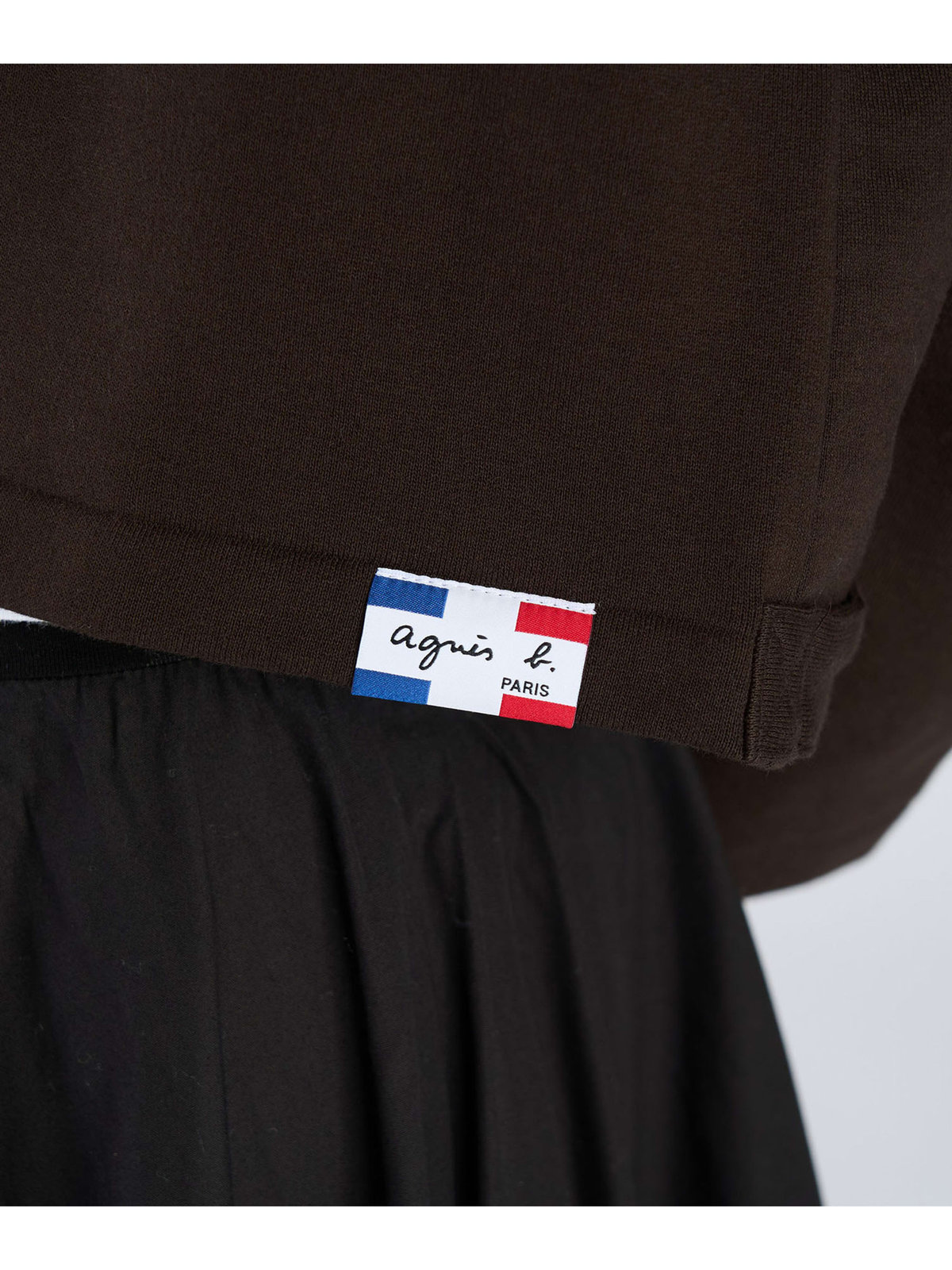 FEMME ウィメンズ オーガニックコットン メルトン 長袖 カーディガンプレッション ”Le Classique” ベージュ