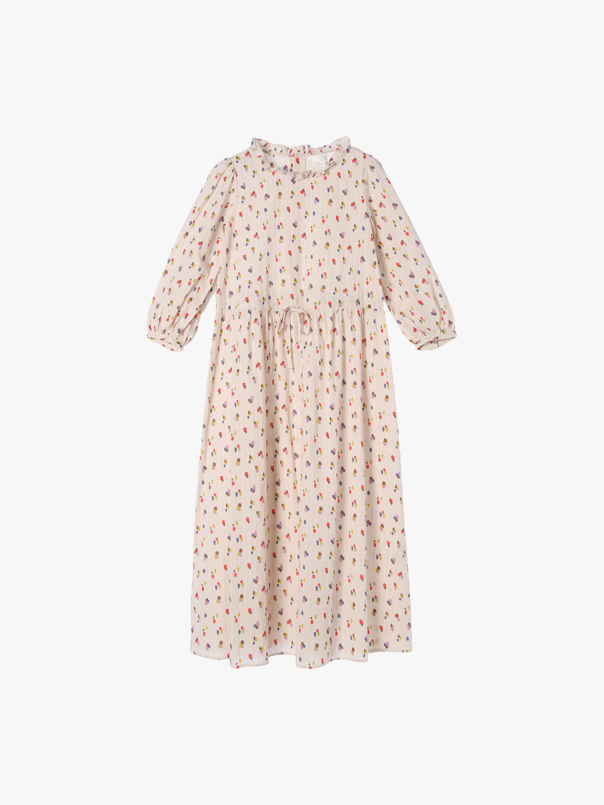 To b. by agnès b. 【Outlet】スプラッシュプリントワンピース ホワイト