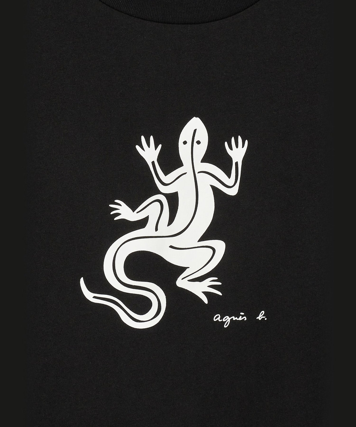 FEMME ウィメンズ アイコニック コットン 半袖 Tシャツ "Lezard" ブラック
