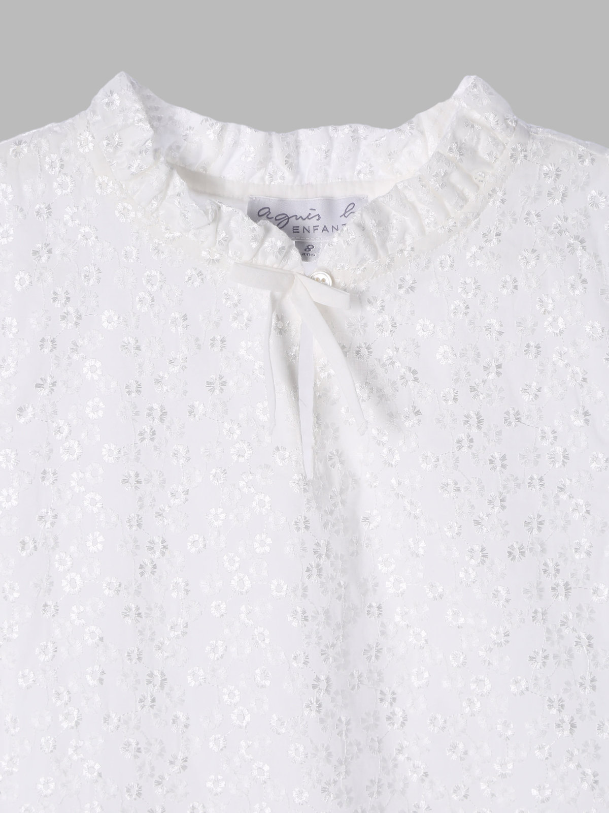 ENFANT ガールズ TW11 E ROBE キッズ ワンピース ホワイト