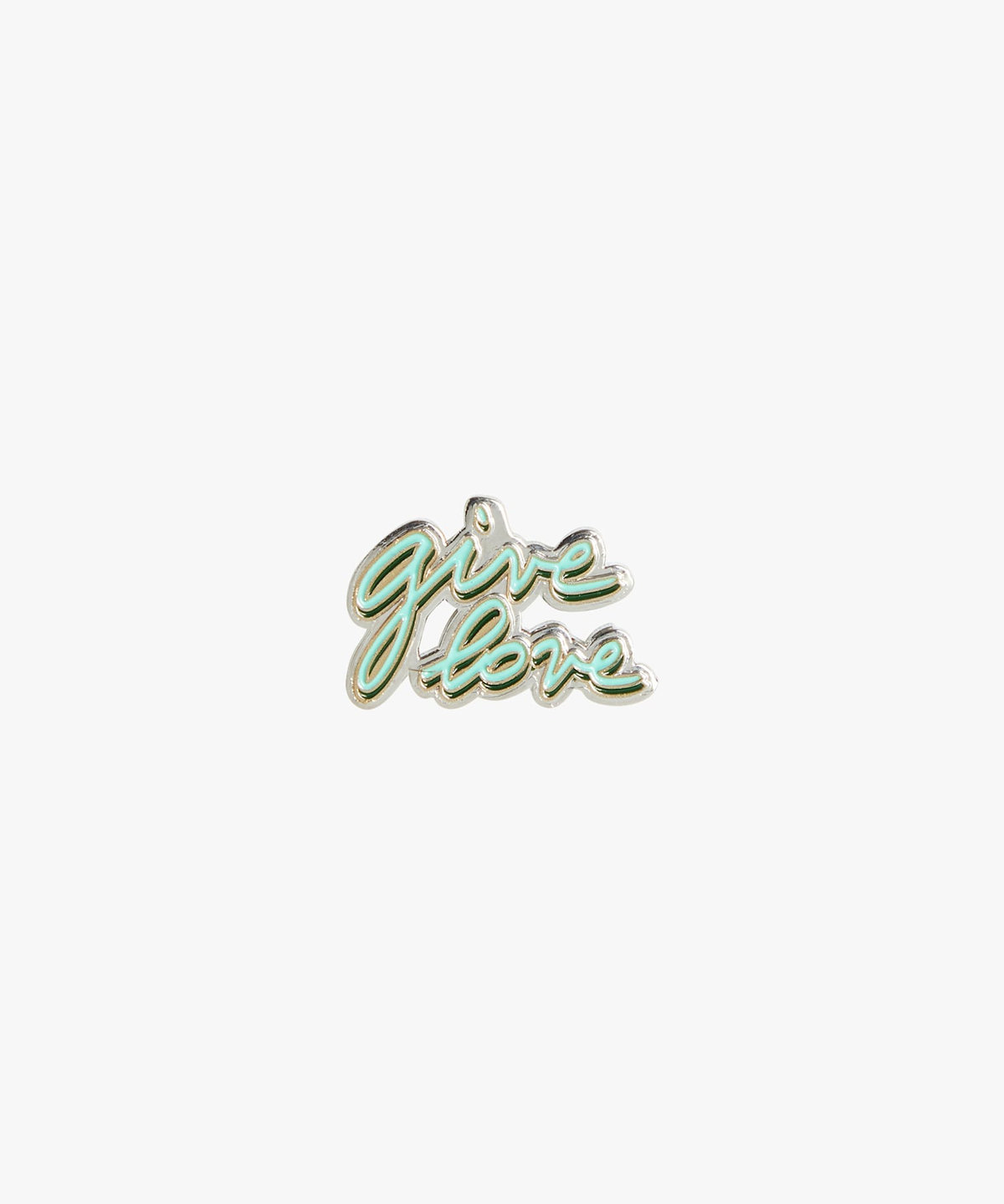 FEMME ウィメンズ ピンバッジ "Give love" ブルー