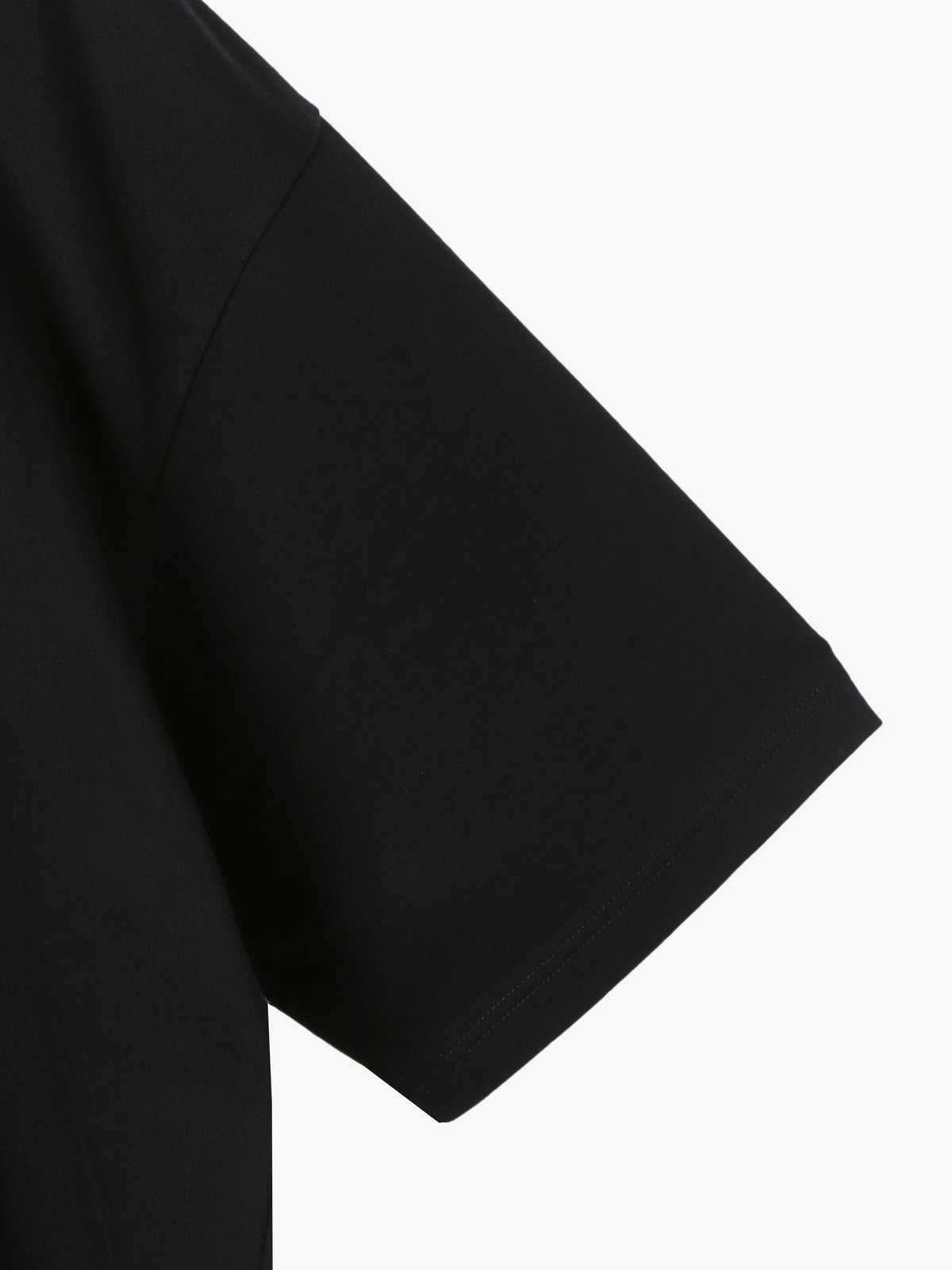 HOMME メンズ agnes b. x NH クルーネック 半袖 Tシャツ ブラック