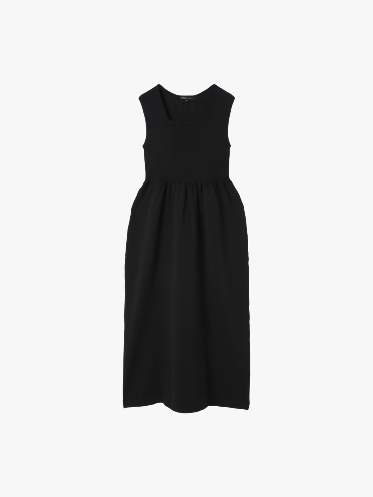 To b. by agnès b. 【Outlet】ノースリーブ ロング ニット ワンピース ブラック