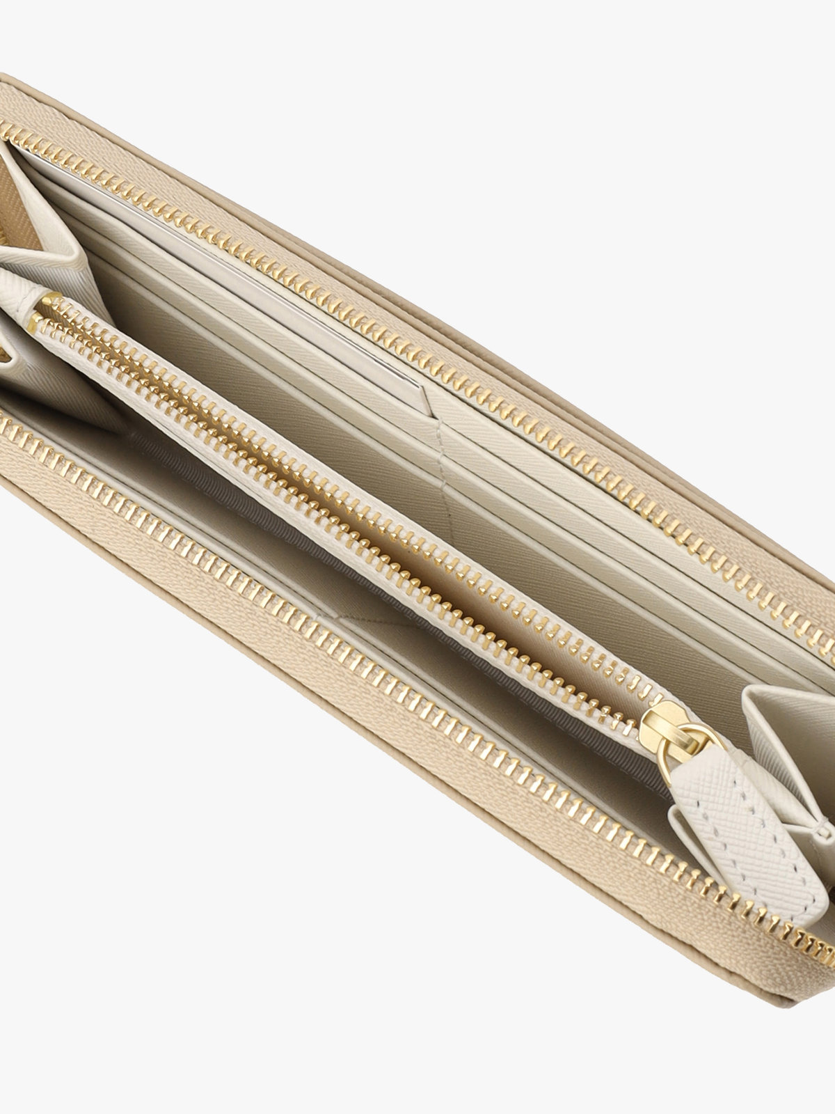 VOYAGE ウィメンズ バッグ＆ウォレット レザー ラウンドジップ ロングウォレット "Petit b." EW13Bー05 ベージュ