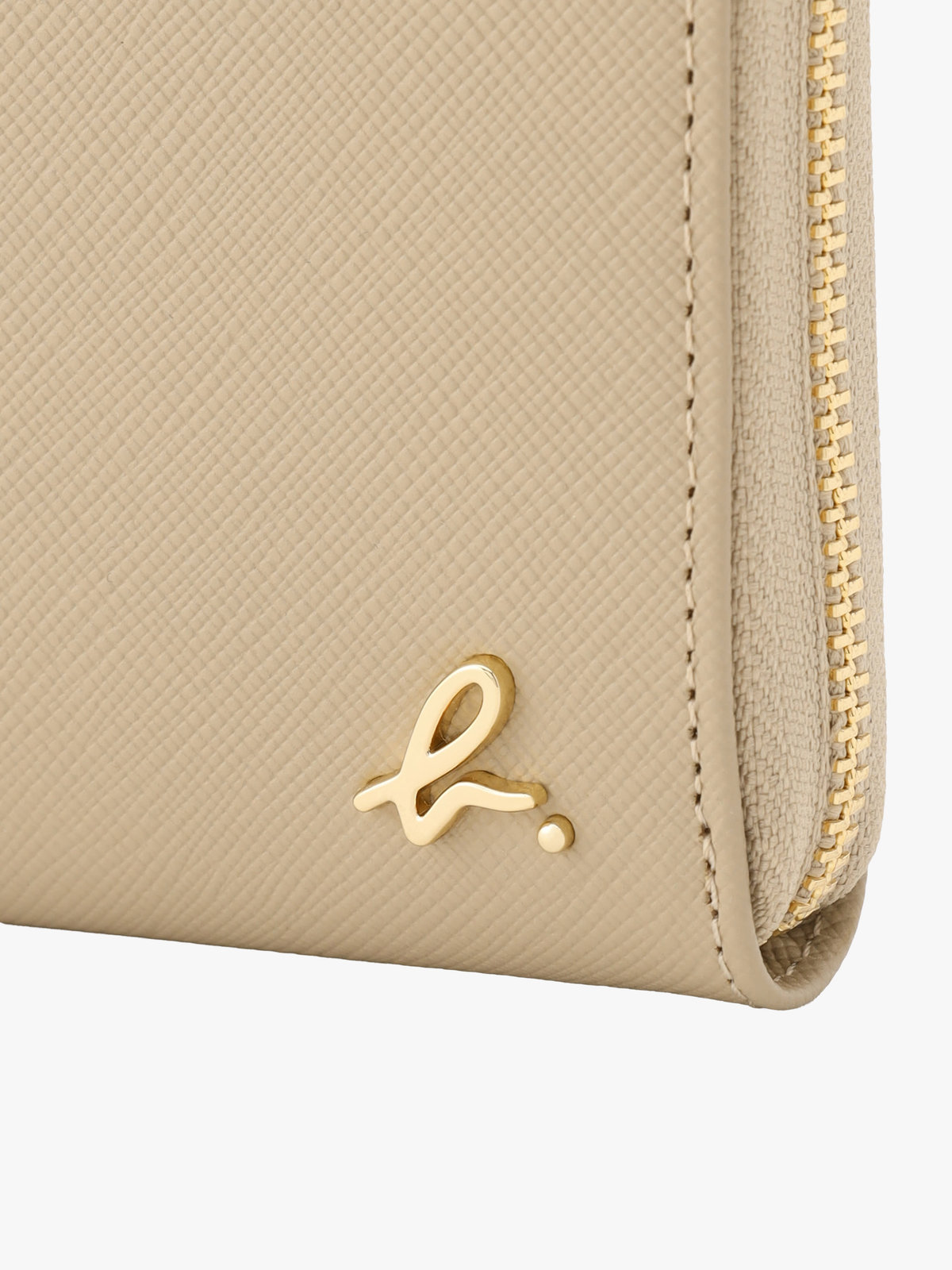 VOYAGE ウィメンズ バッグ＆ウォレット レザー ラウンドジップ ロングウォレット "Petit b." EW13Bー05 ベージュ