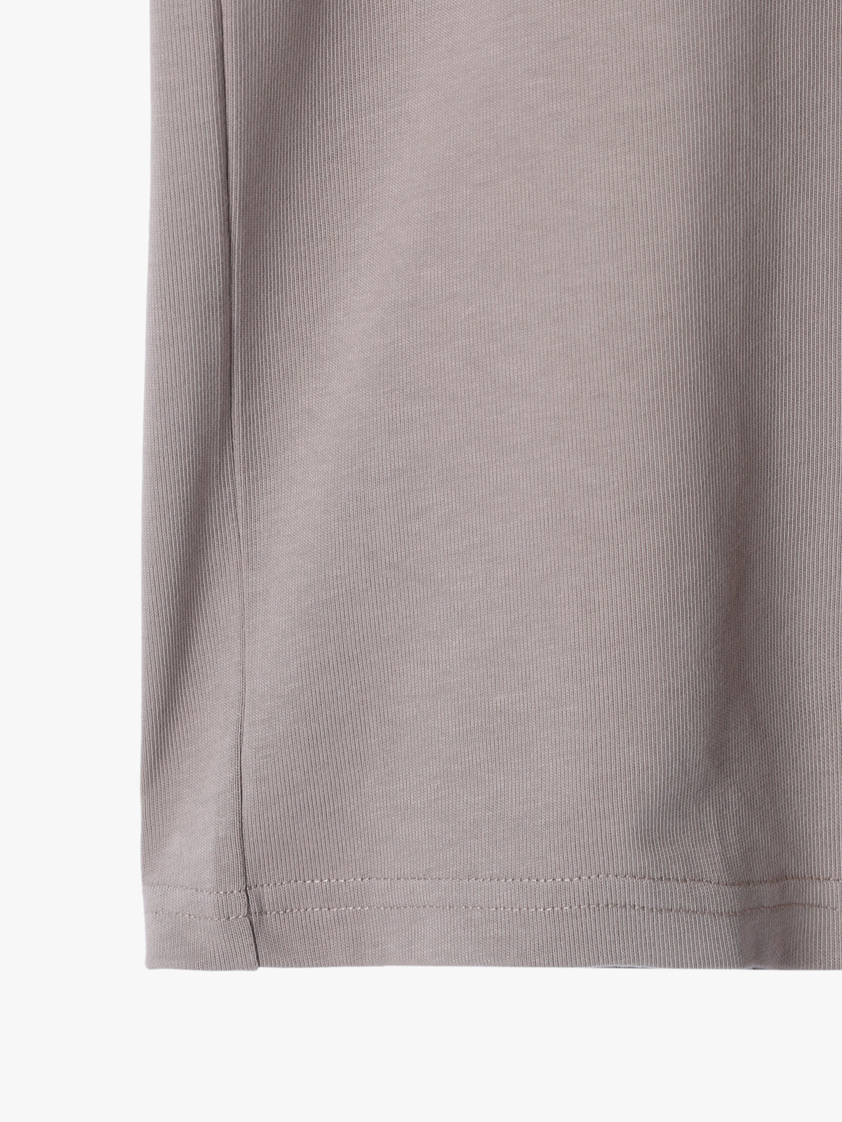 HOMME メンズ メンズ ロゴ プリント コットン 長袖 Tシャツ ”Christof” ベージュ