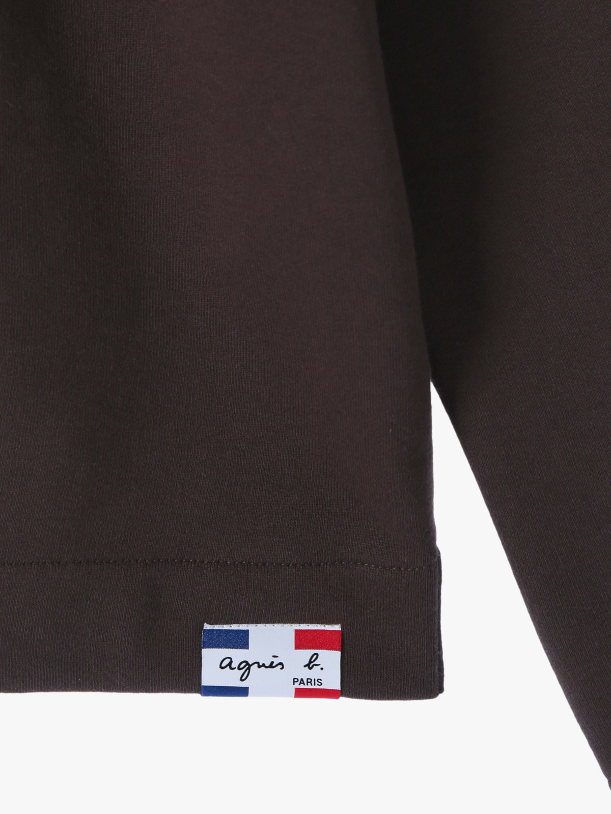 HOMME メンズ メンズ オーガニックコットン メルトン 長袖 カーディガンプレッション ”Nacre”  [Made in France] ブラウン系その他