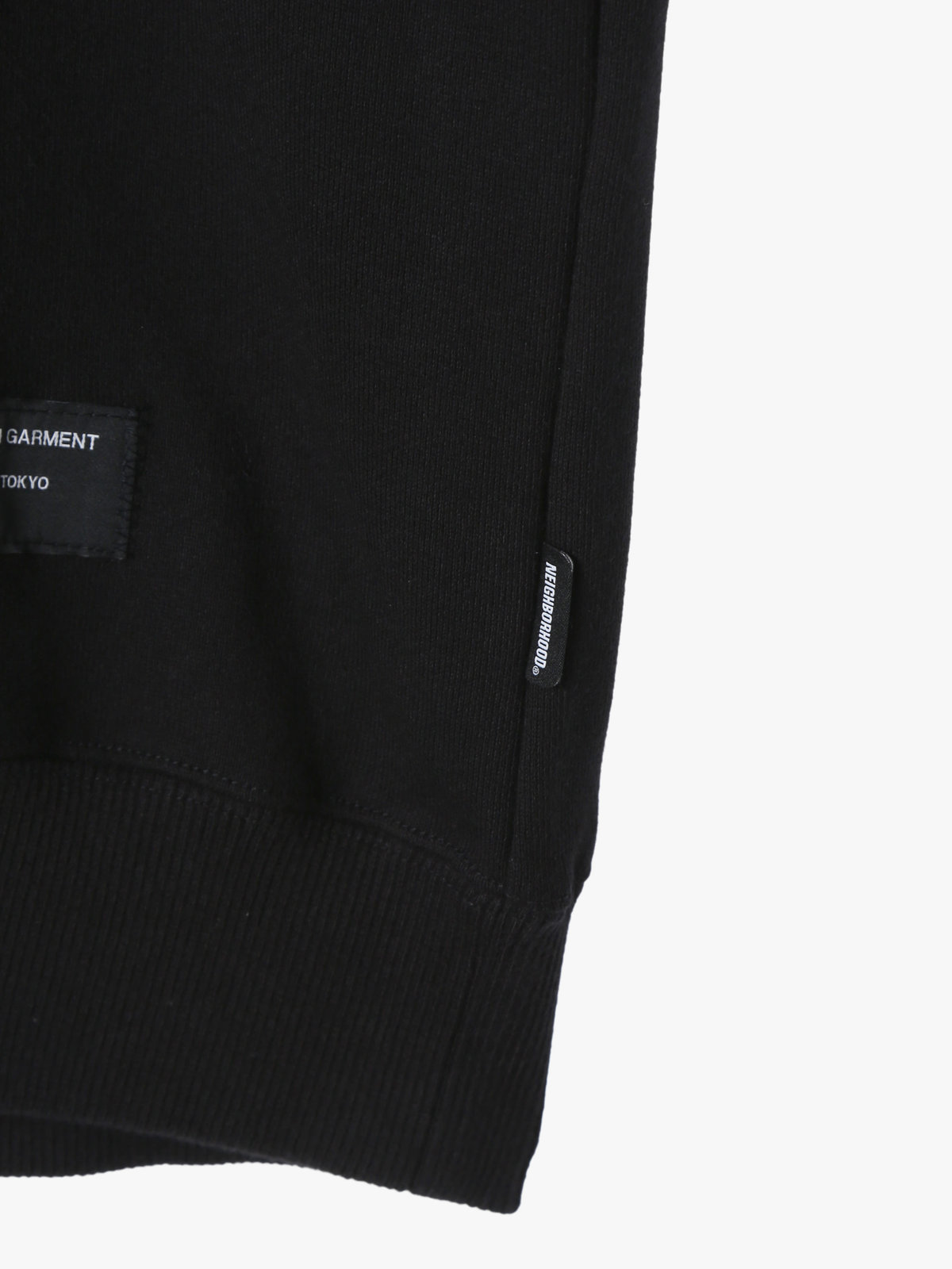 HOMME メンズ agnes b. x NH スウェットスナップフーディー ブラック