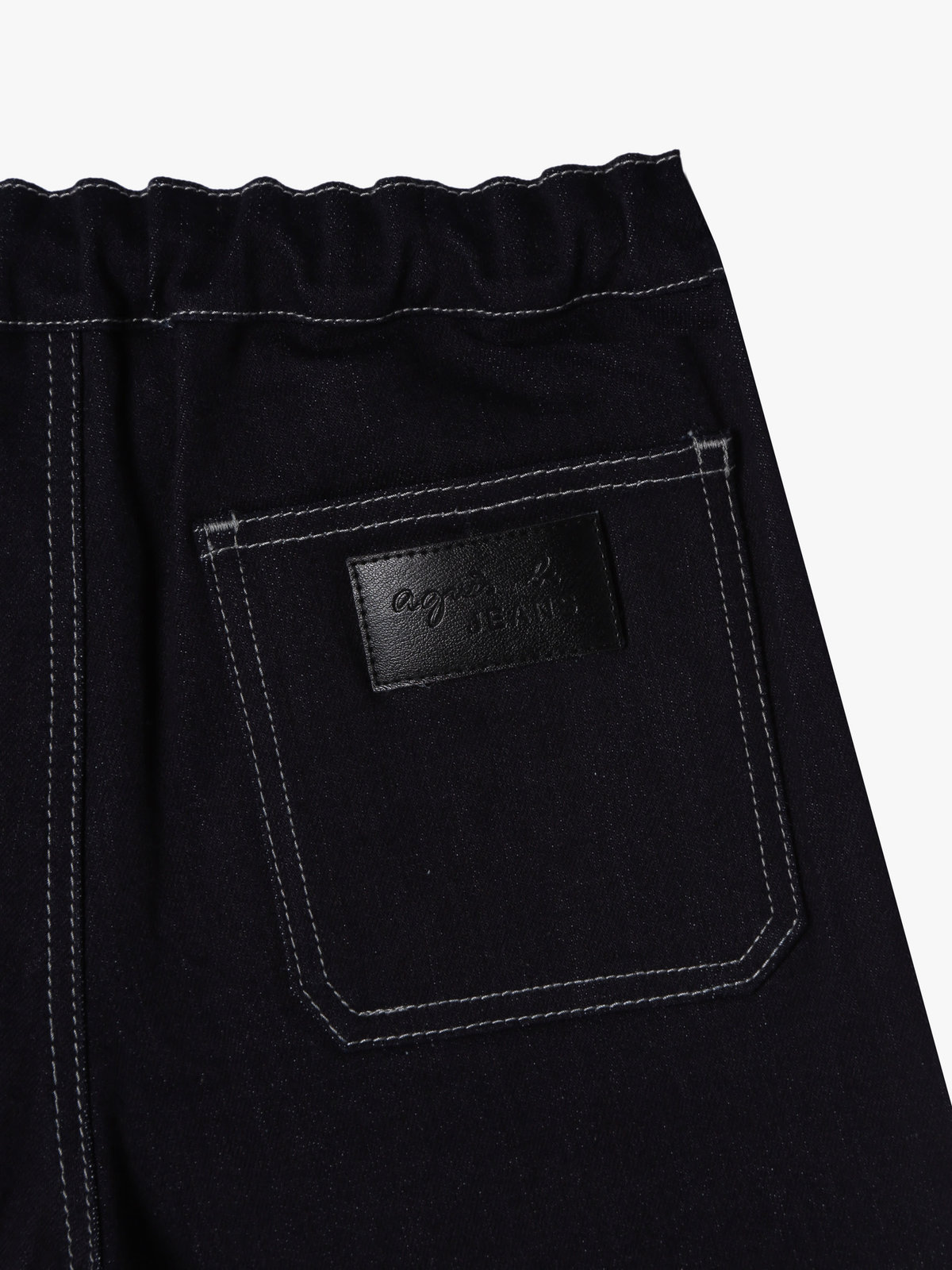 ENFANT ベビー ベビー デニムバミューダパンツ ネイビー