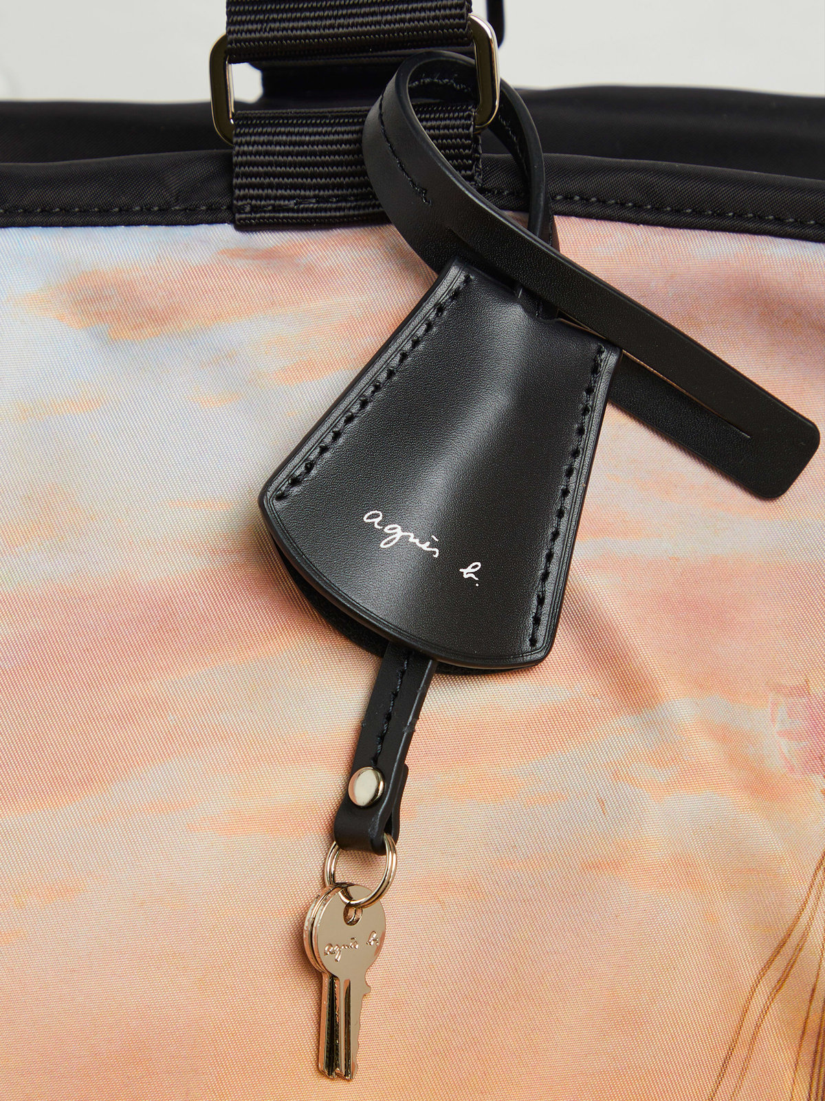 FEMME ウィメンズ agnes b. x Le Louvre フォトプリント ボストンバッグ ”Claude Gellee” マルチ